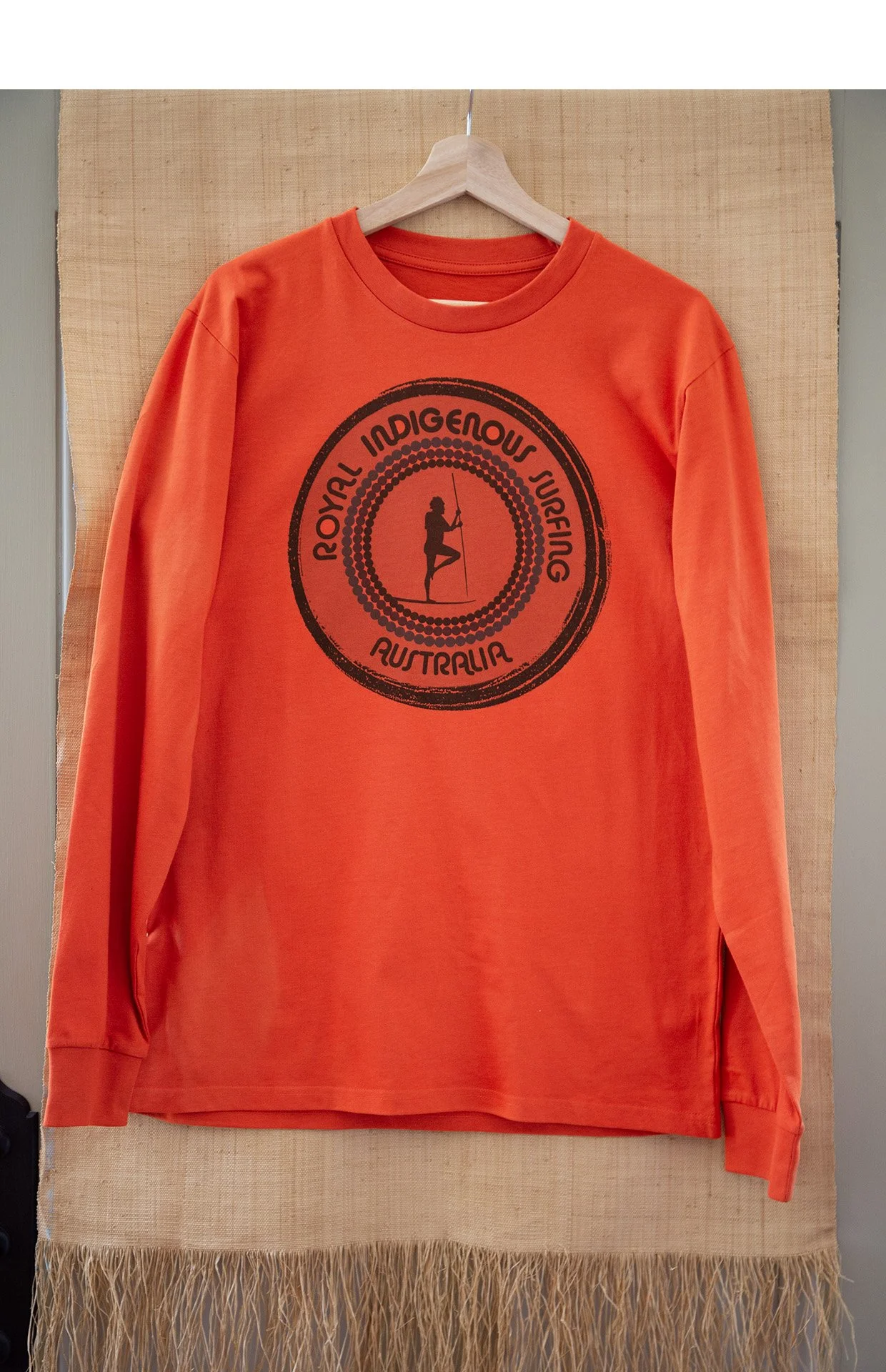 ROYAL INDIGENOUS SURFING_TEE_LONG SLEEVE AUTUMN TEE_CIRCLE LOGO AQUA_PRODUCT SHOT.jpg