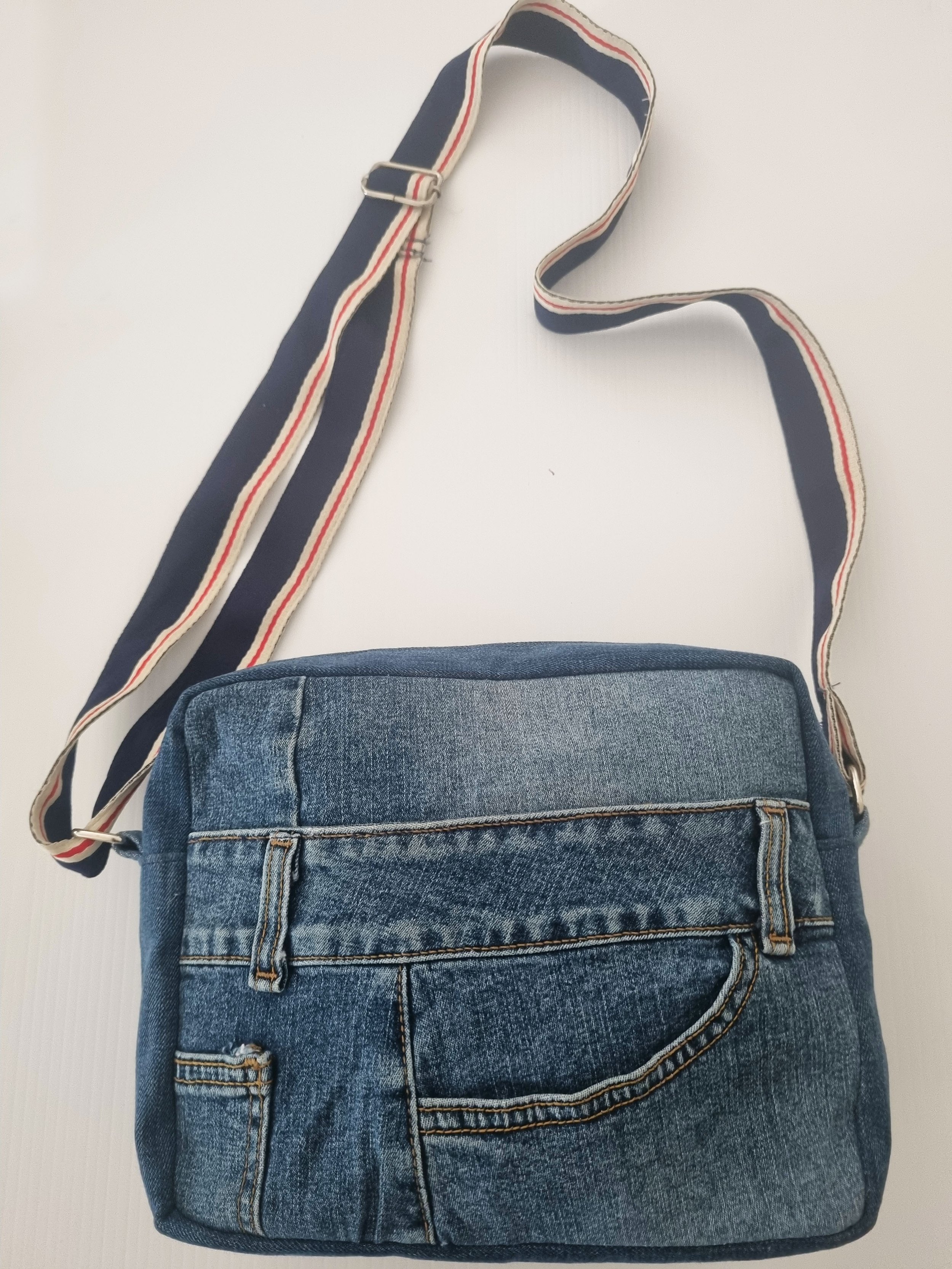 Recycled Denim Side Bag