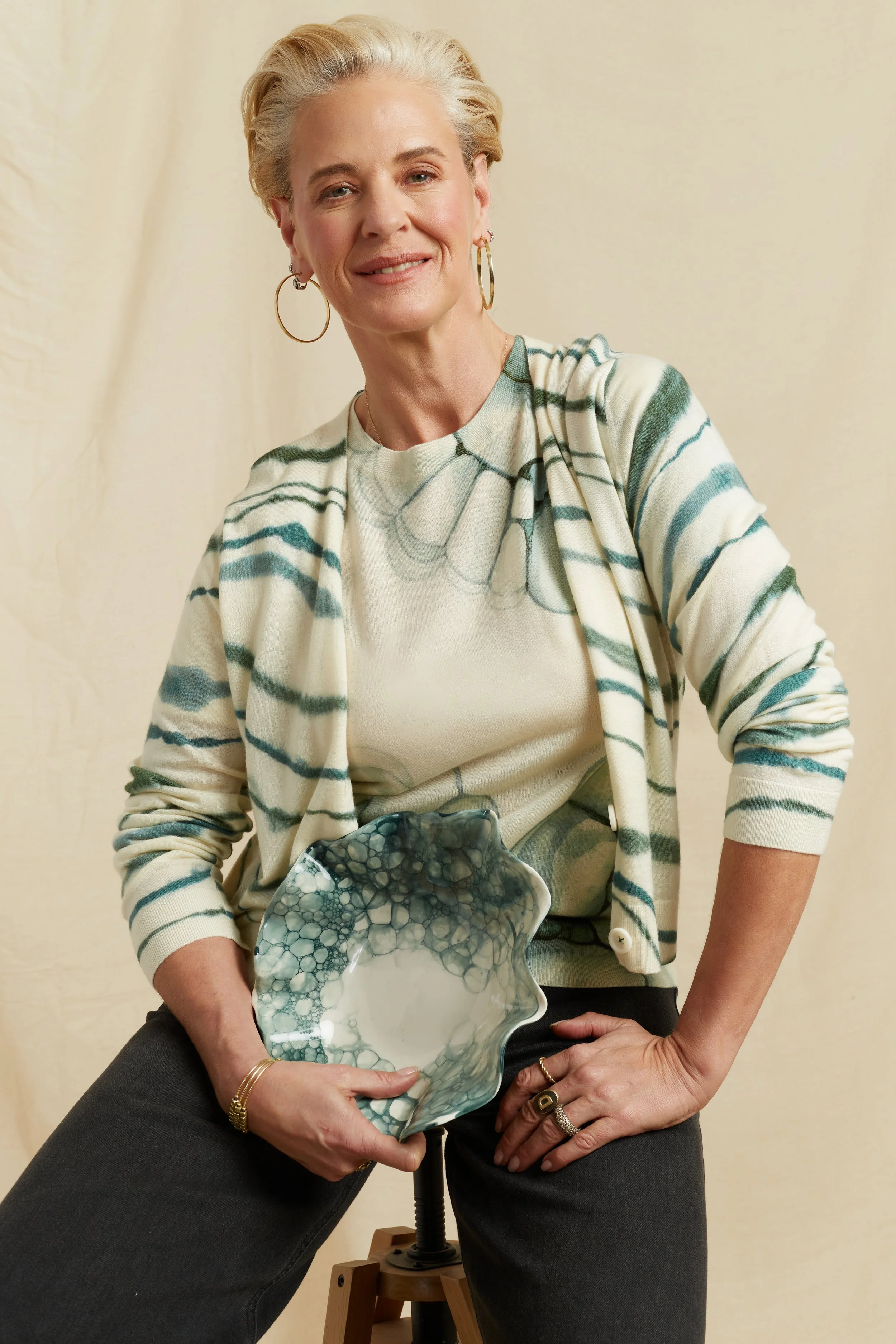 DEBORAH BRETT SS25_KSS2492_STRIPE CARDIGAN_CREAM-GREEN_2.jpg