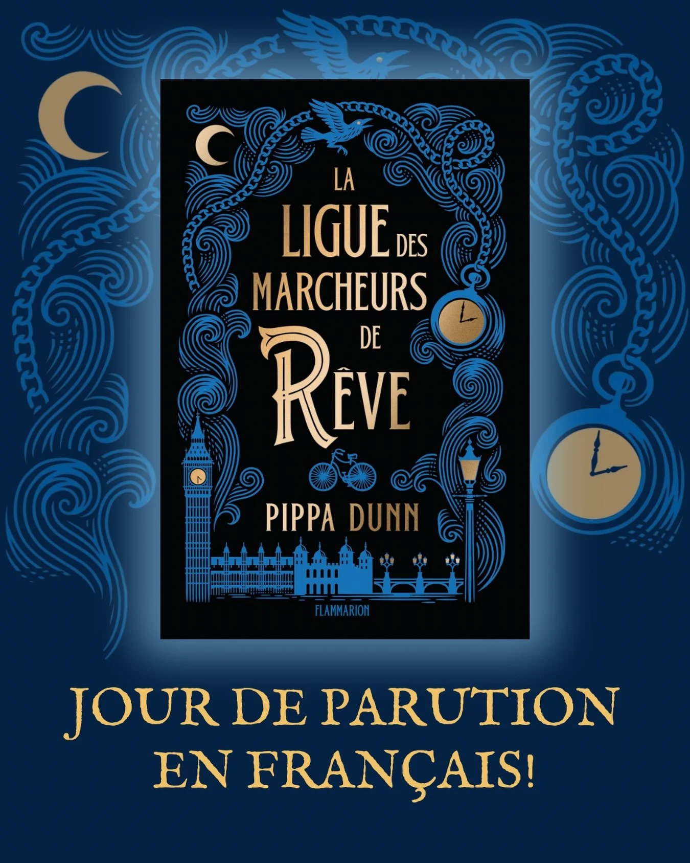 🇫🇷 C&rsquo;est le jour de la parution de *La Ligue des Marcheurs de R&ecirc;ve* &ndash; l&rsquo;&eacute;dition fran&ccedil;aise de *The Sign of the Raven* 🇫🇷

Je suis tellement enthousiaste &agrave; l&rsquo;id&eacute;e de voir le livre que j&rsqu