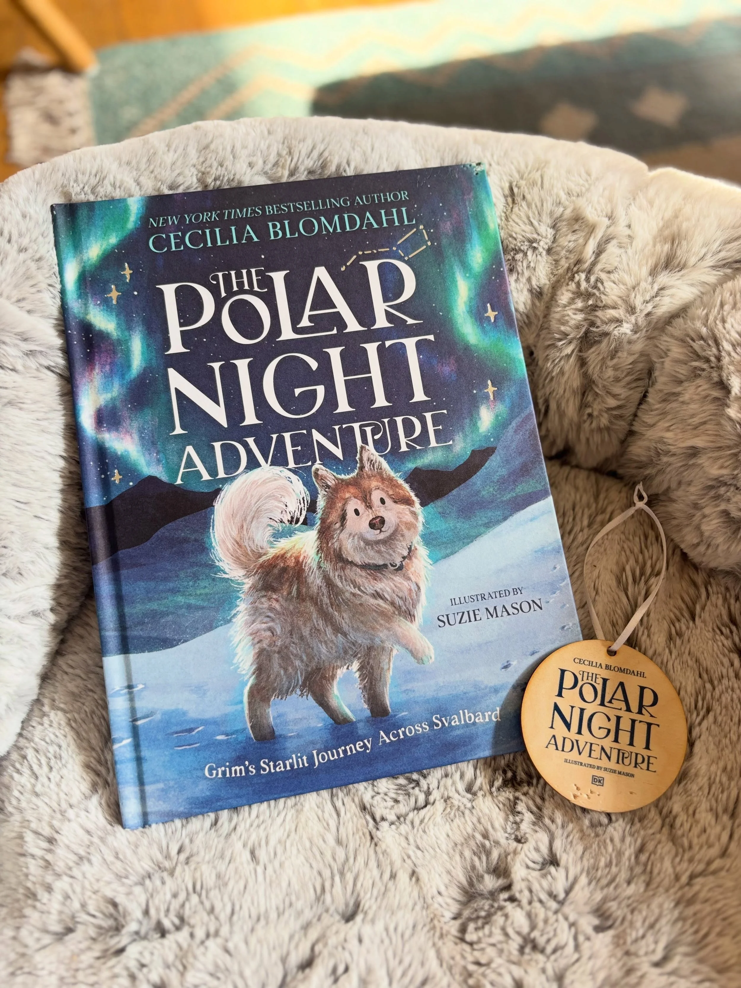 Happy Publication Day to the absolutely gorgeous Polar Night Adventure by @sejsejlija (and Grim!), and thank you so much to @dkbooks for this stunning finished copy 💙🐕🩵

I&rsquo;ve been a huge fan of Cecilia&rsquo;s account documenting her life in