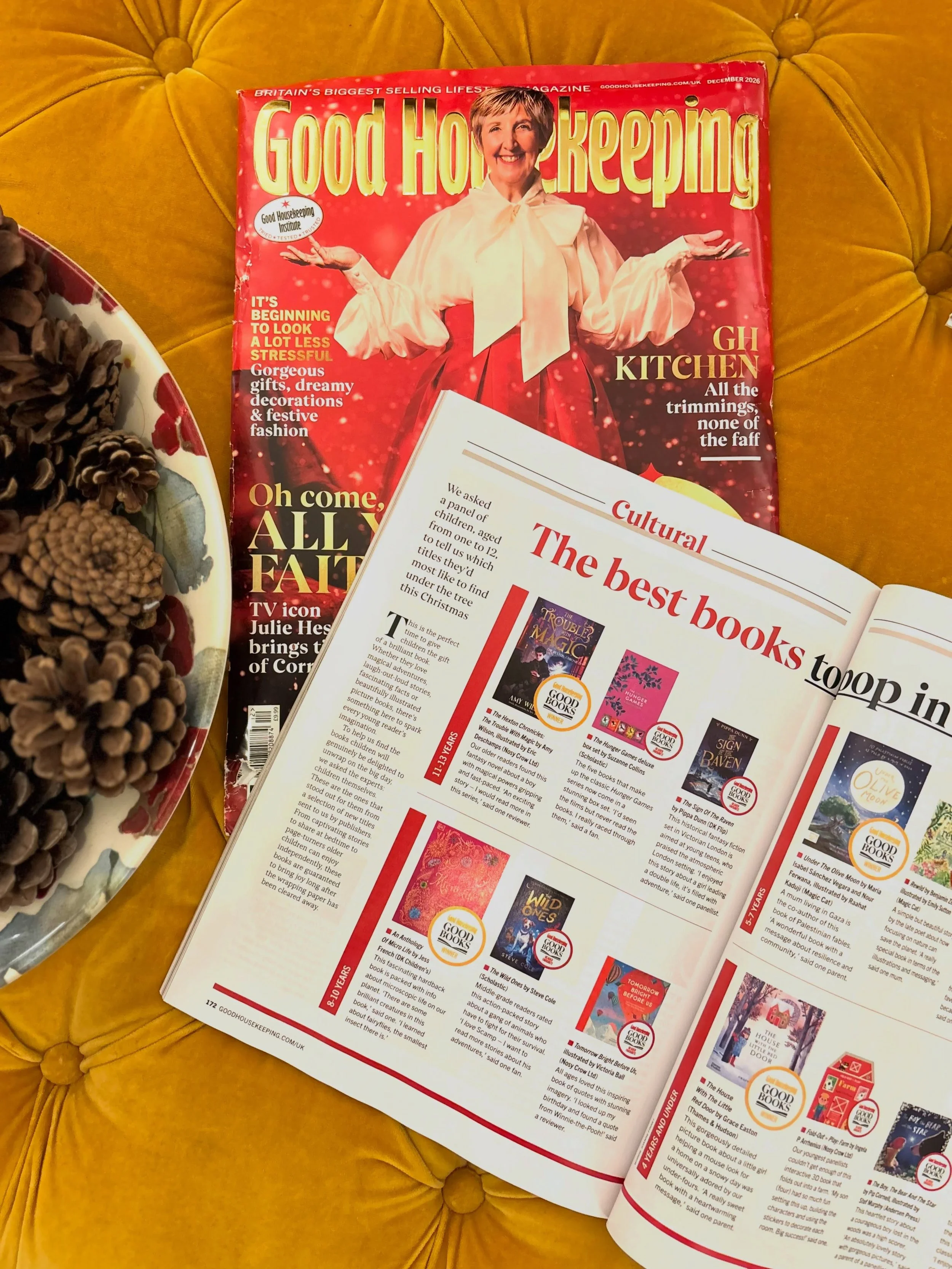 Pinch me moment! Ashlyn and I are in the iconic Christmas Issue of Good Housekeeping!

I had to brave Storm Austen to track down a copy, but it was worth the wind and rain to see this gorgeous feature in person, and it&rsquo;s wonderful book recommen