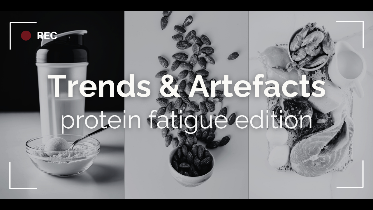 Trends &amp; Artefacts: protein fatigue edition 