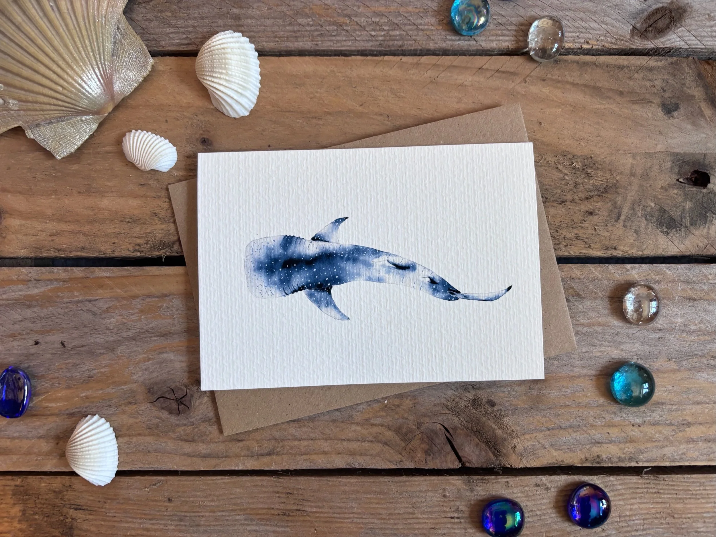 Whale shark Card