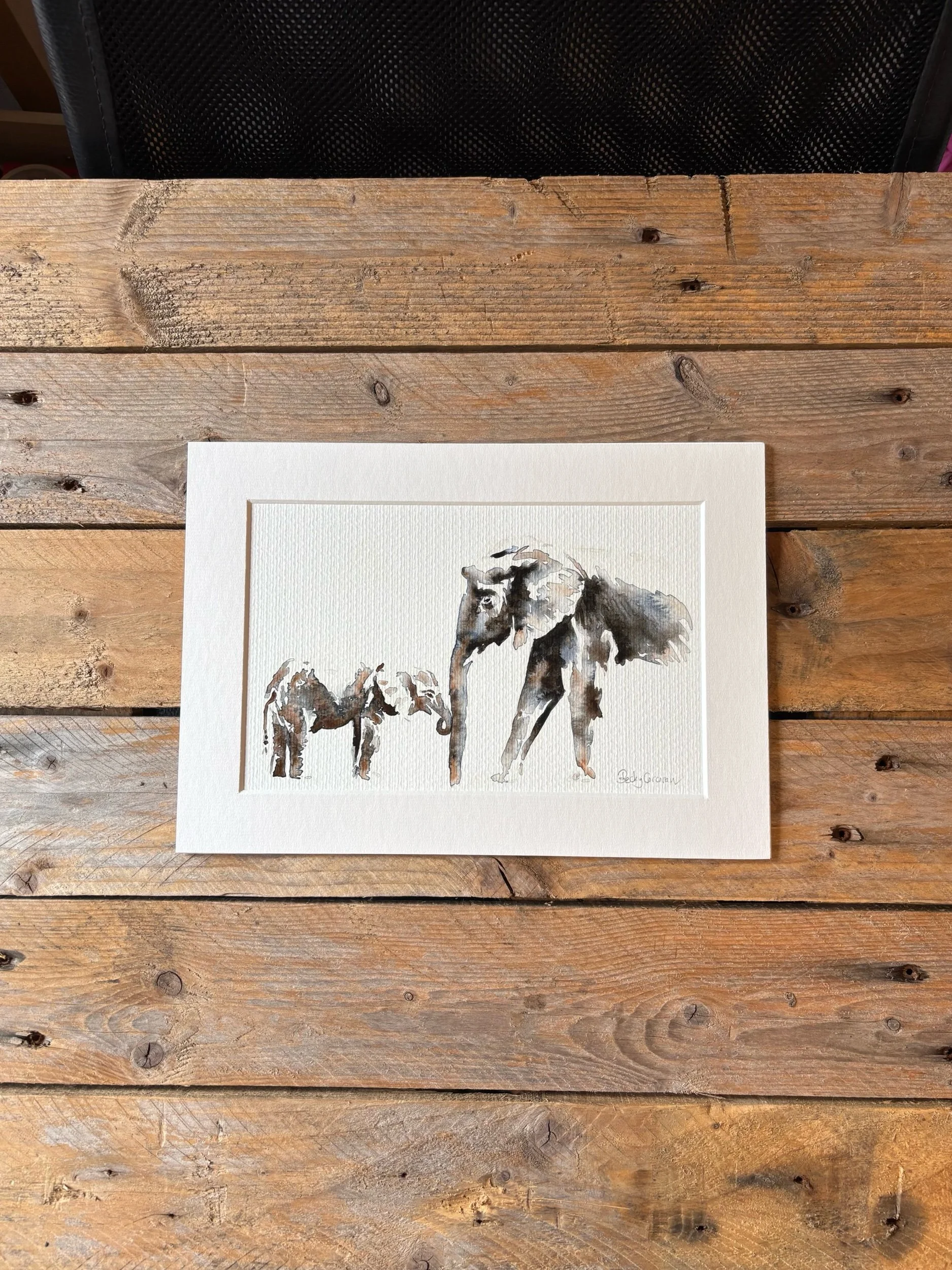 Elephants Fine Art Print