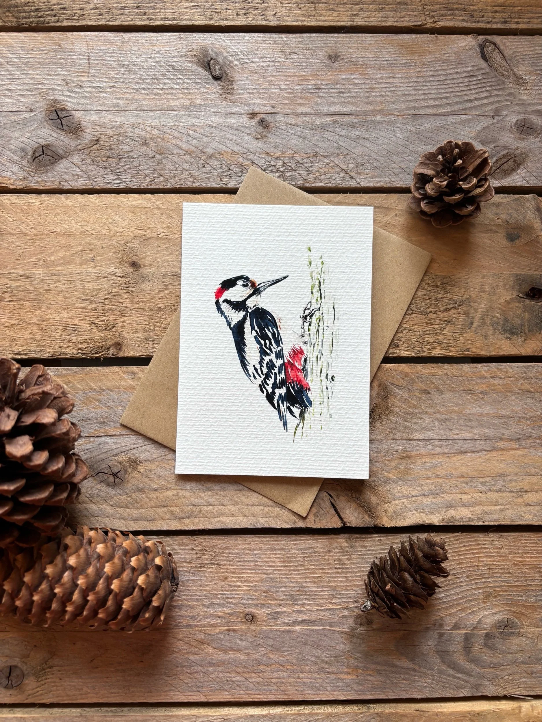 Woodpecker Card
