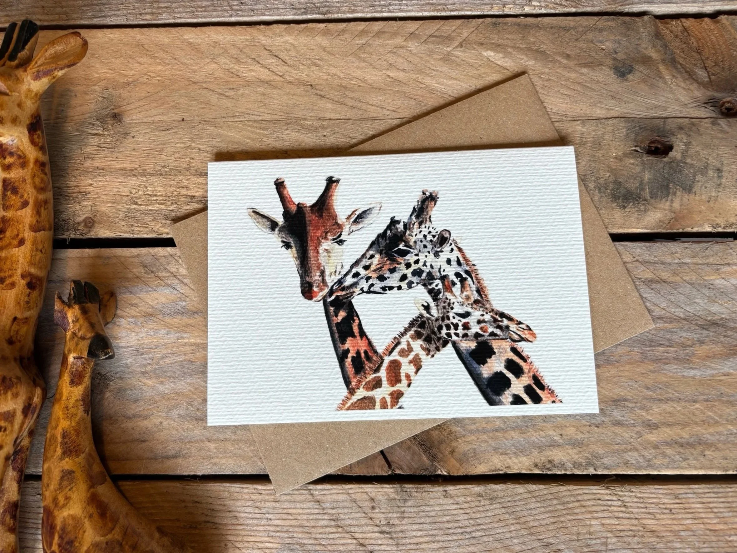 Giraffes Card