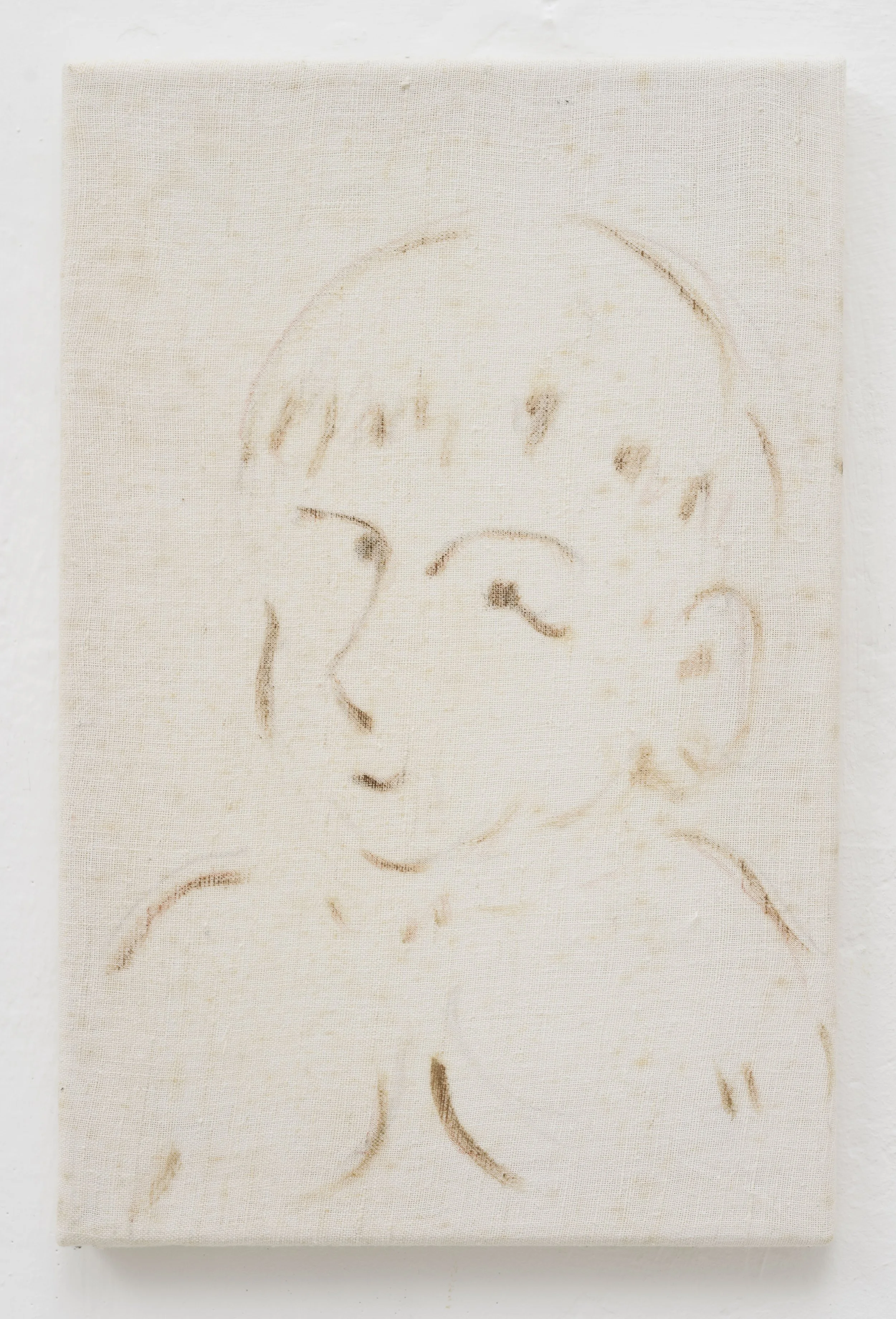 Ercolino o l’artista bambino | Olio su tela di cotone | 30 x 20 cm | 2025 | Photo Giorgio Benni
