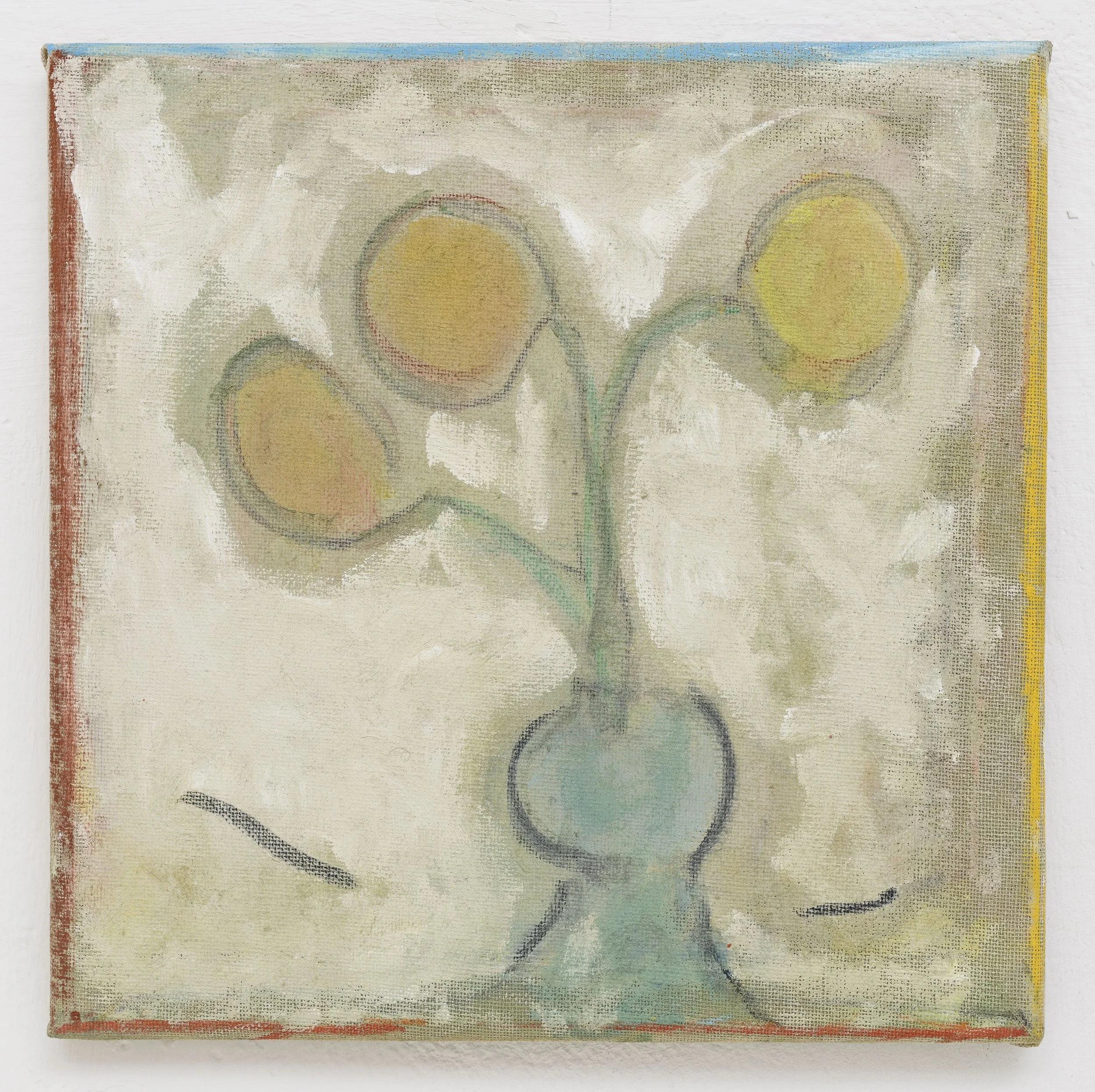 Fiori 3 | Tecnica mista su tela | 25 x 25 cm | 2025 | Photo Giorgio Benni