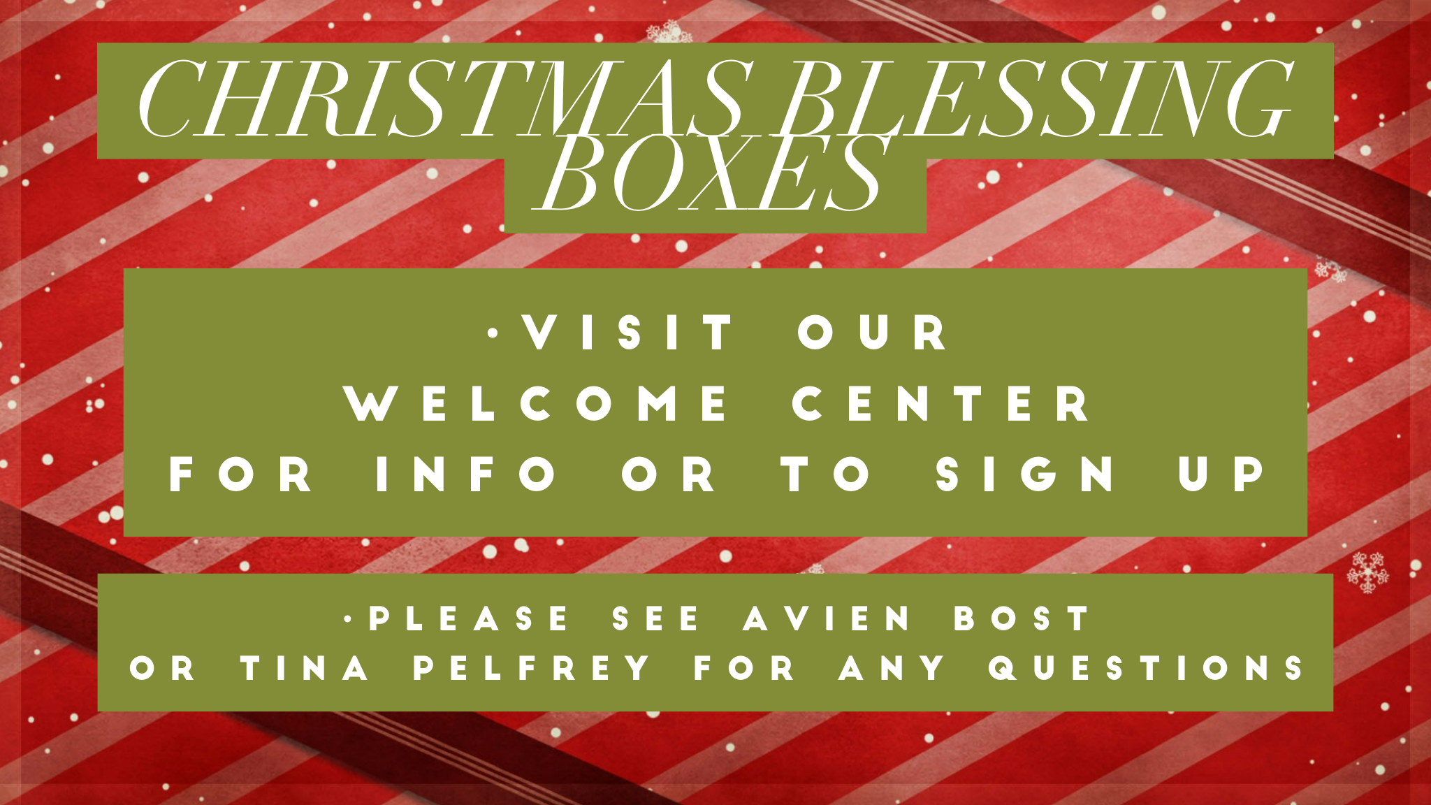 Christmas Blessing Boxes