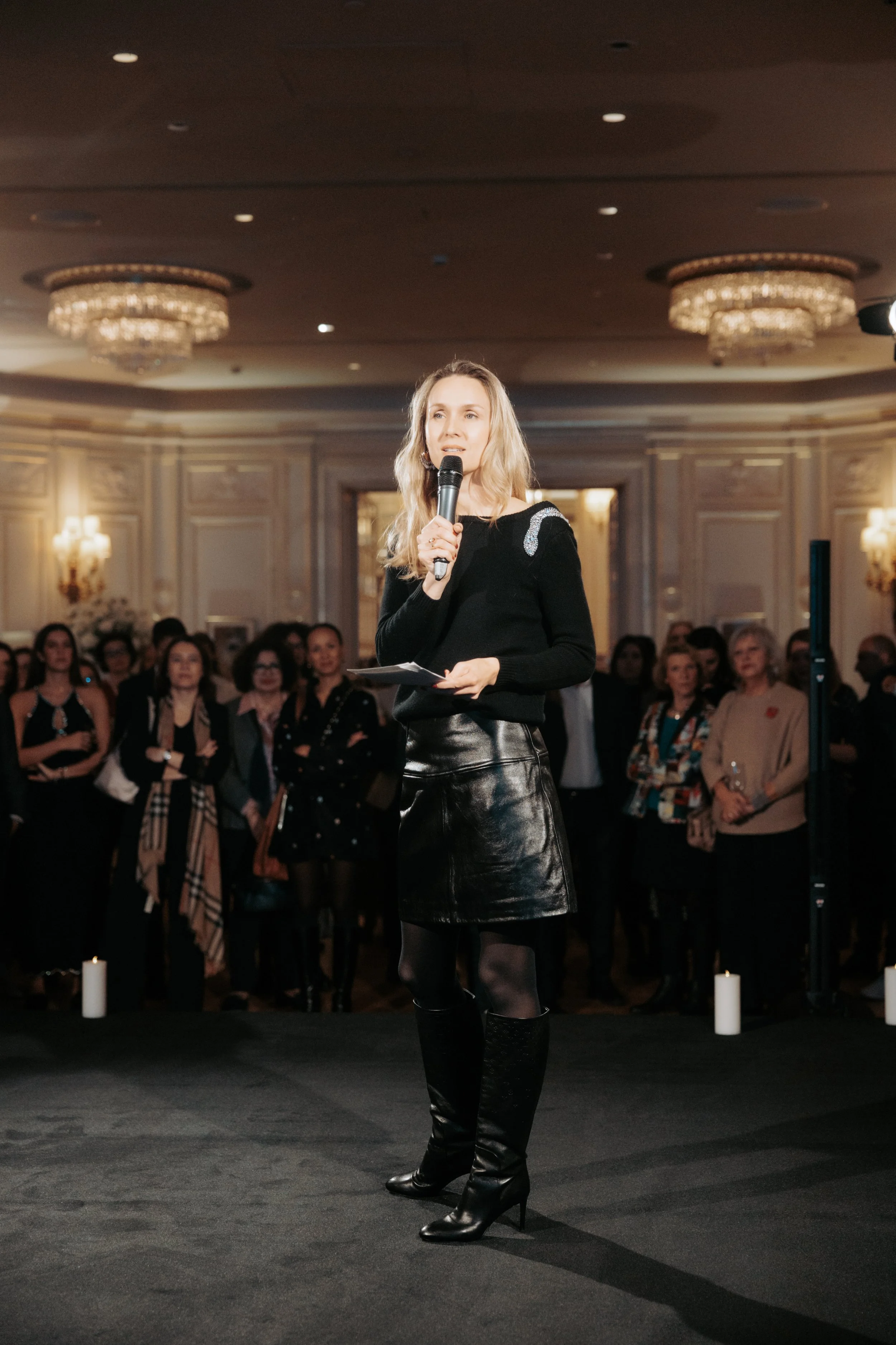 Soirée annuelle ONU femme au ritz .