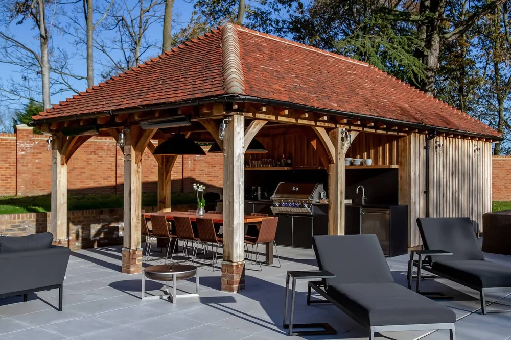 Outdoor Kitchen under Gazebo: Ultimate Backyard Oasis