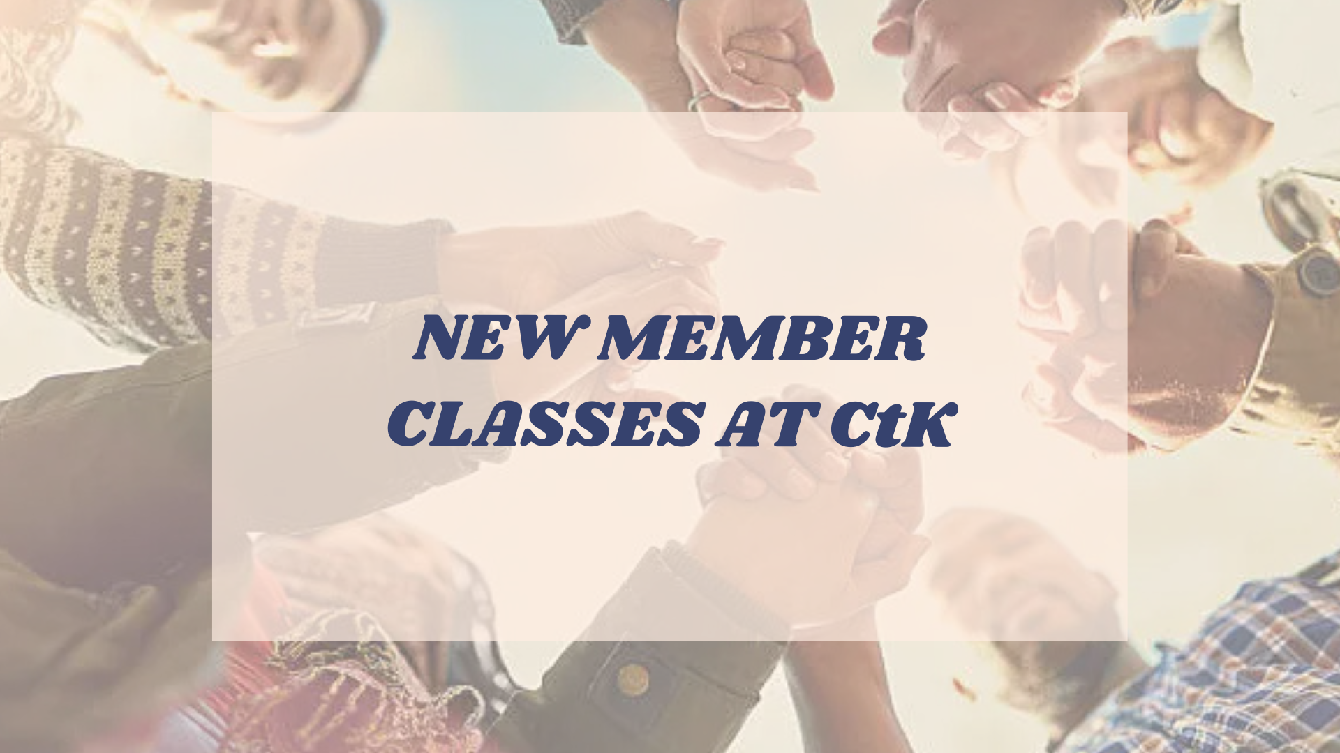 New Member Class