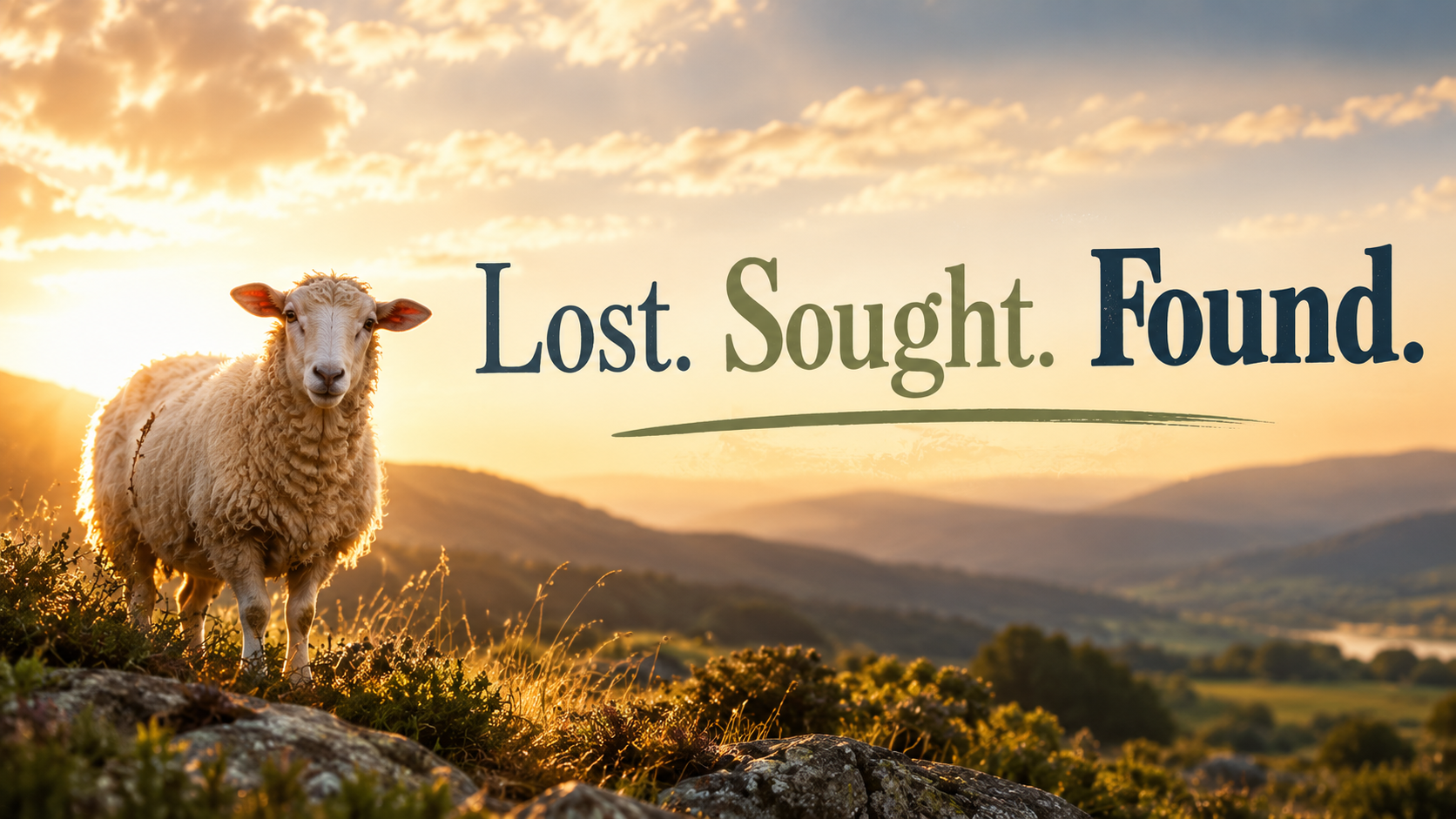 "Lost. Sought. Found." -September 13, 2026