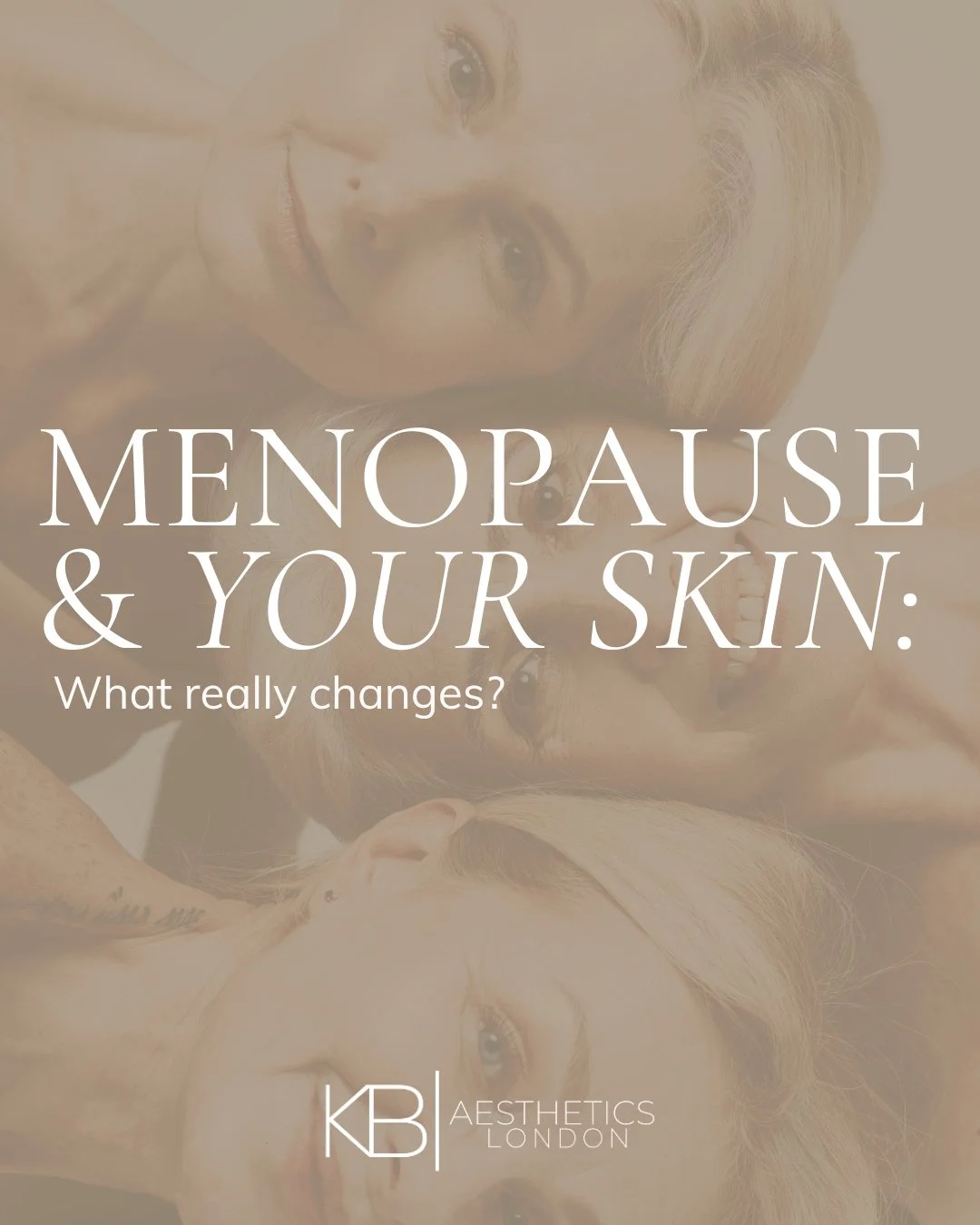 October is Menopause Awareness Month, a time to open up the conversation around a life stage that affects not only hormones but also skin health. 💙⁠
⁠
During menopause, declining oestrogen levels can trigger visible changes in the skin that many wom