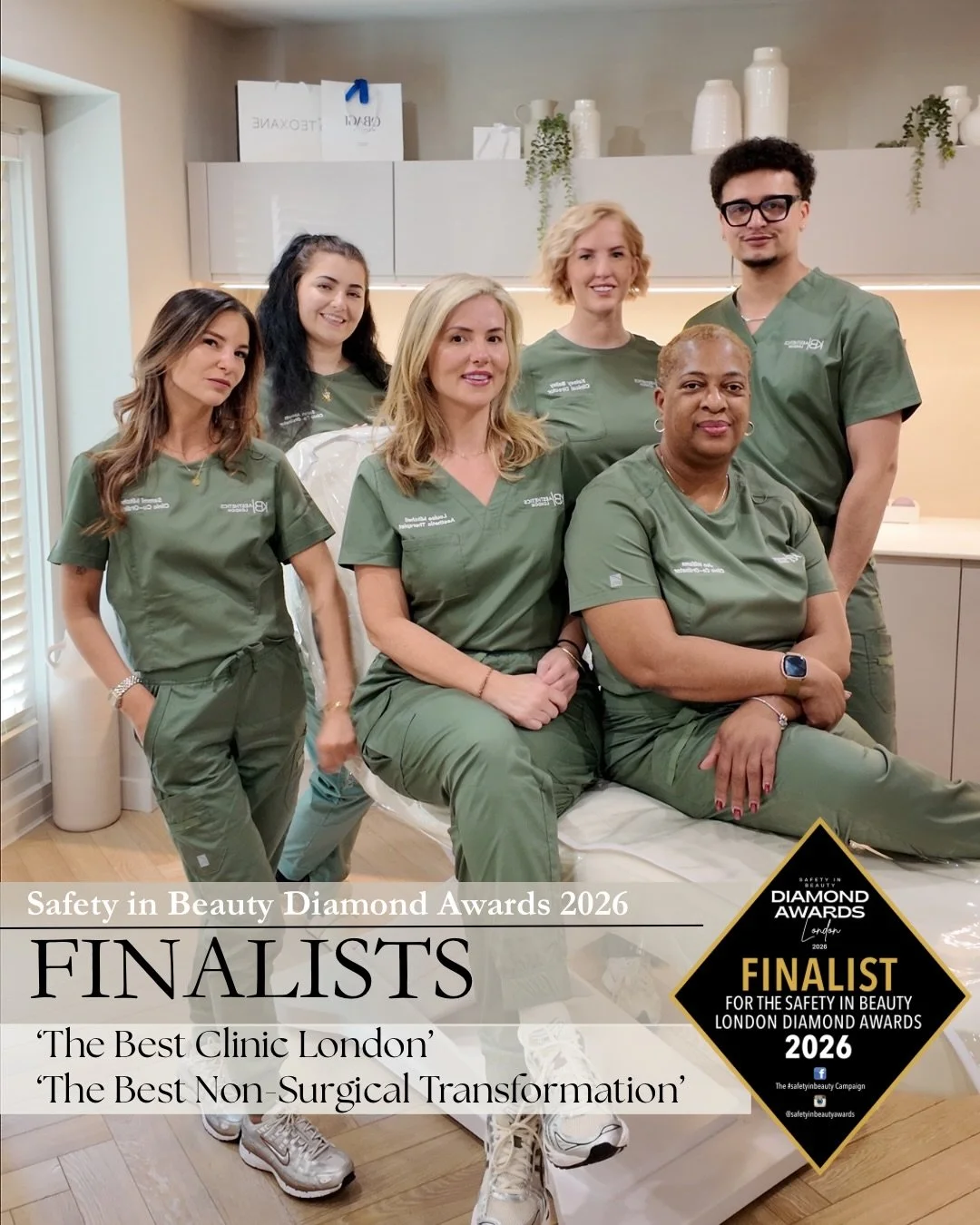 We&rsquo;re beyond proud to share that KB Aesthetics London has been named a Safety in Beauty Awards 2026 Finalist in FOUR incredible categories! ✨

🏆 Best Clinic London
🏆 Best Non-Surgical Transformation
🏆 Best Aesthetic Nurse Practitioner
🏆 Bes