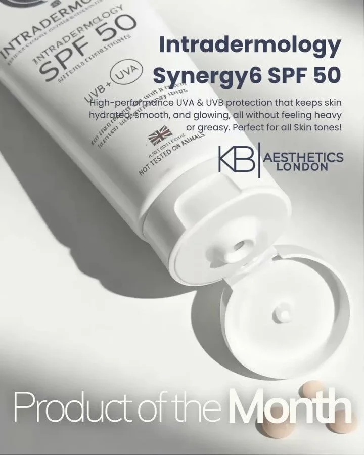 London&rsquo;s heating up, so we&rsquo;re making SPF a non-negotiable. 🙂&zwj;↕️🙂&zwj;↕️

Our Product of the Month is Intradermology SPF 50; a high protection cream for everyday wear, whether you&rsquo;re heading into the clinic, commuting across Lo