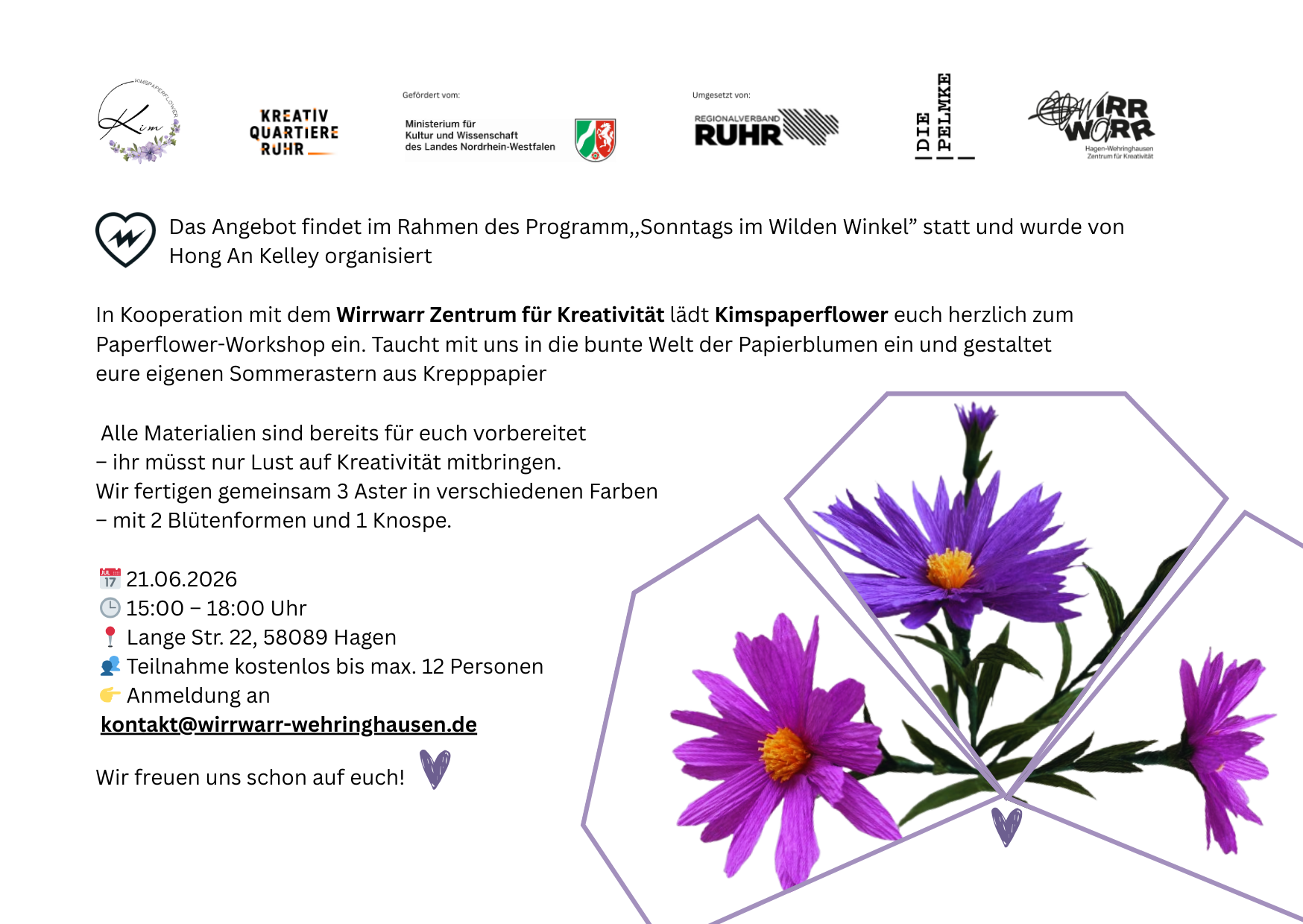 Paperflowers workshop