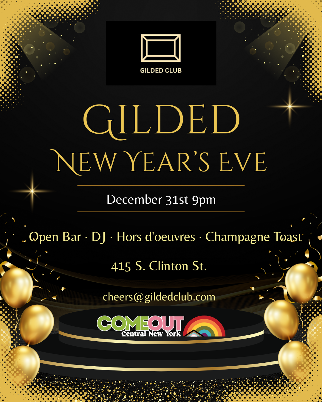 Gilded New Year's Eve Bash