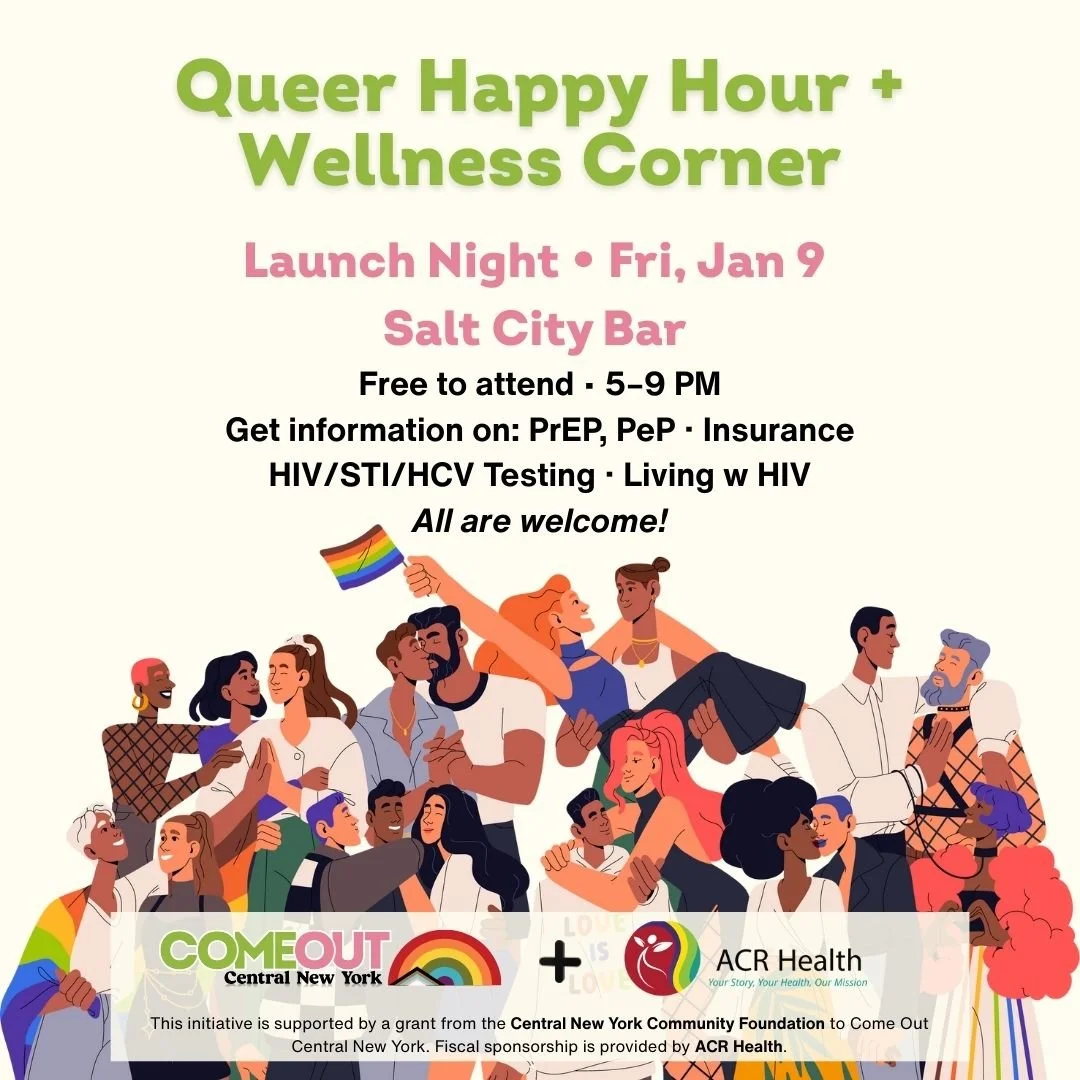 January ‘26 Queer Happy Hour + Wellness Corner