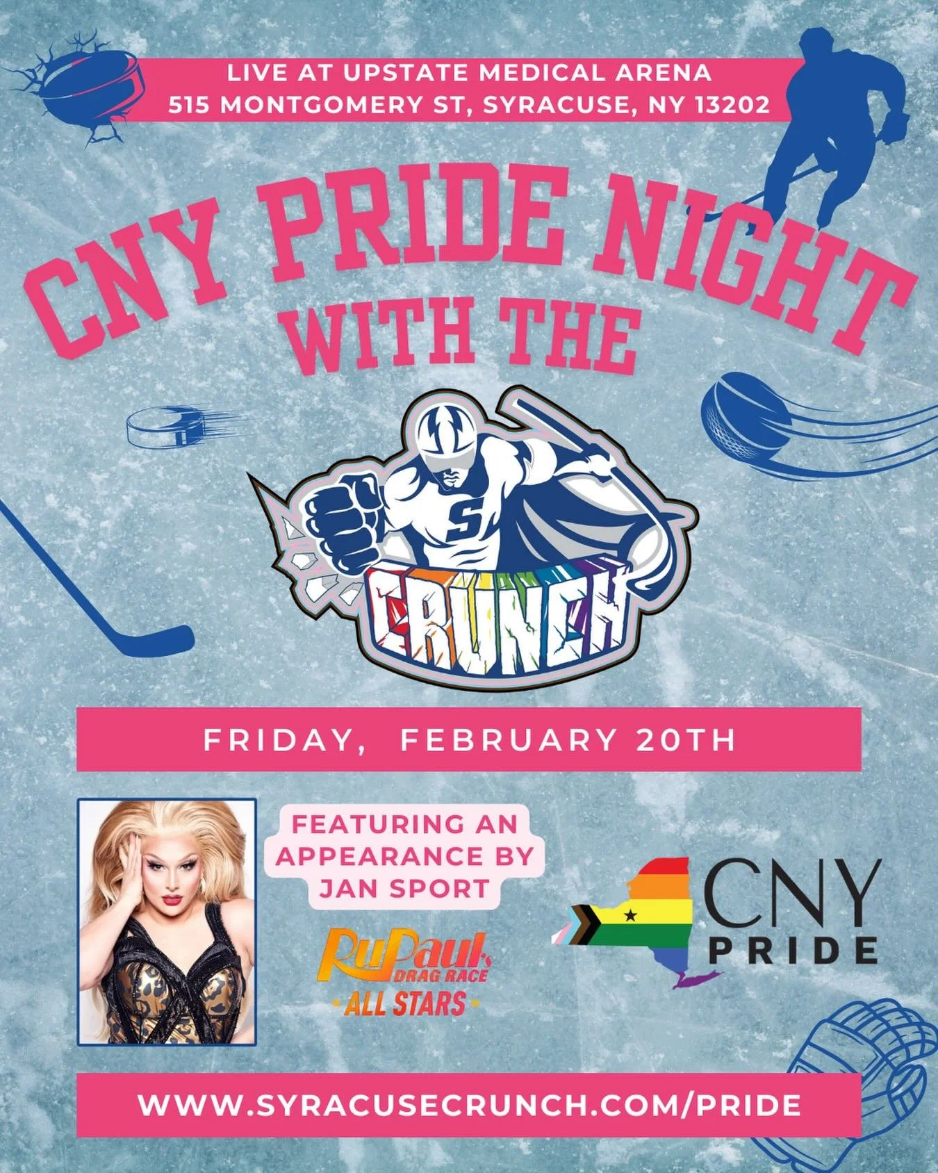 Pride Night with the Syracuse Crunch