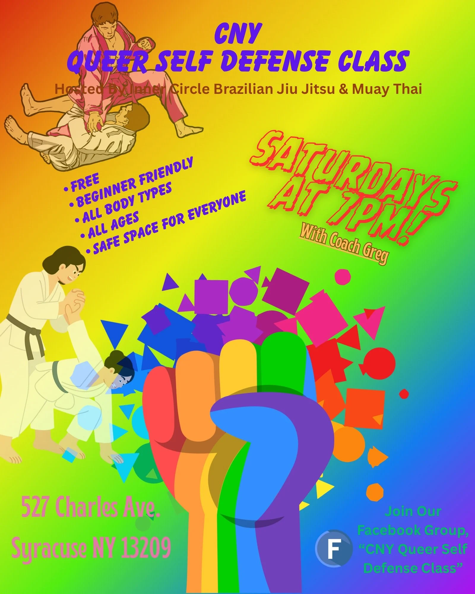 CNY Queer Self Defense Class