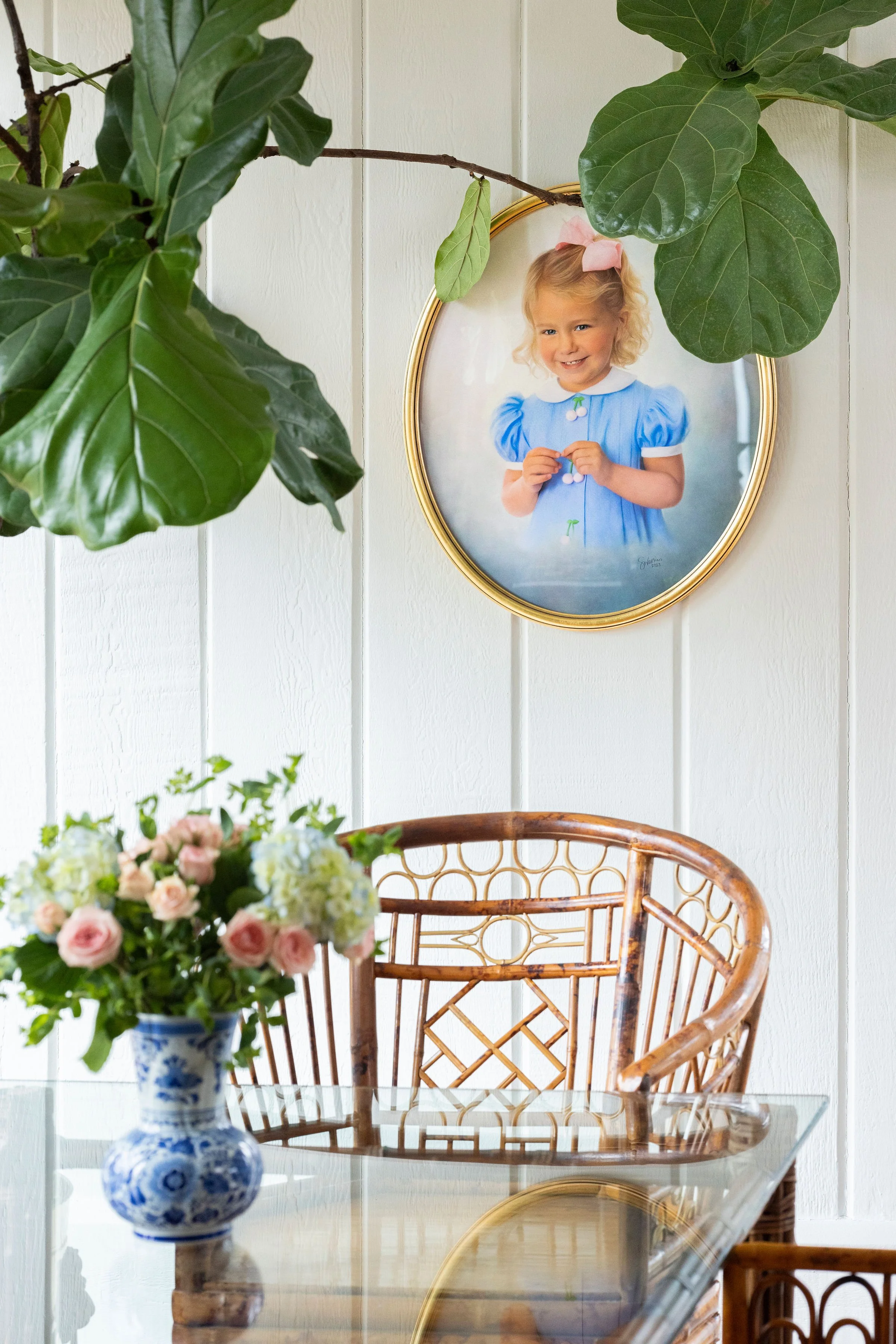 Child heirloom portrait similar to pastel portraits