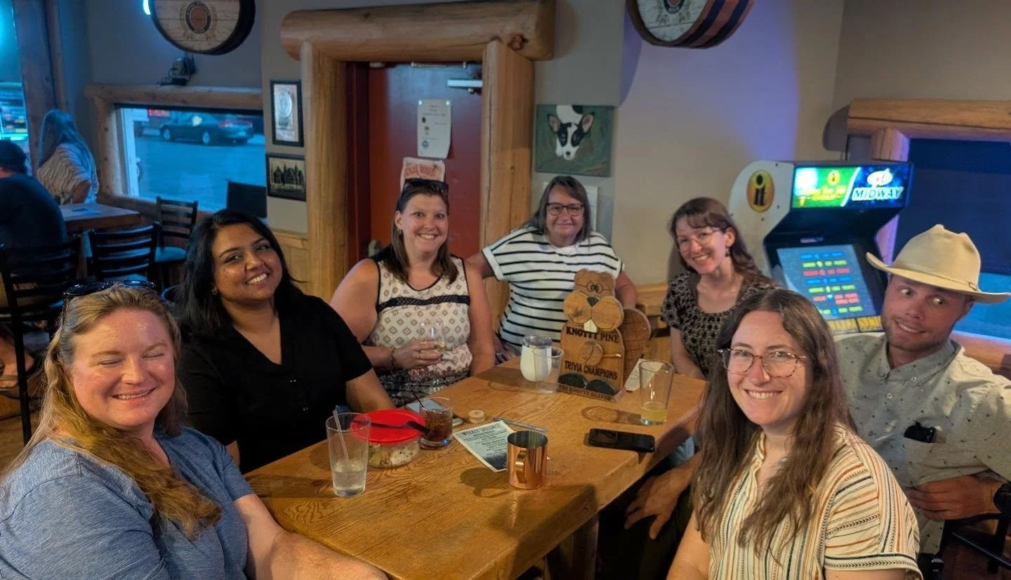 Join us tonight for another evening of trivia at @the_knotty_pine_mt. Trivia and I'll begin at 6:30.