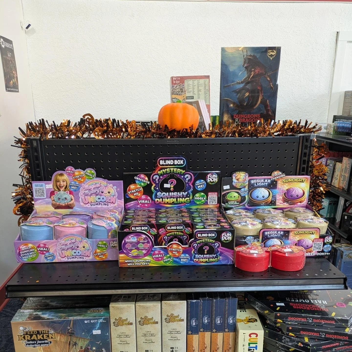 We have squishy dumplings at The Tabletop Vault!  Get them while they last