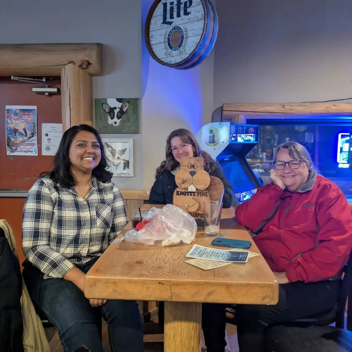Congrats to We Drink &amp; Overthink! They won trivia last week. We'll be running trivia again tonight at 6:30 at @the_knotty_pine_mt. Come join us for another fun evening of trivia and drinks!