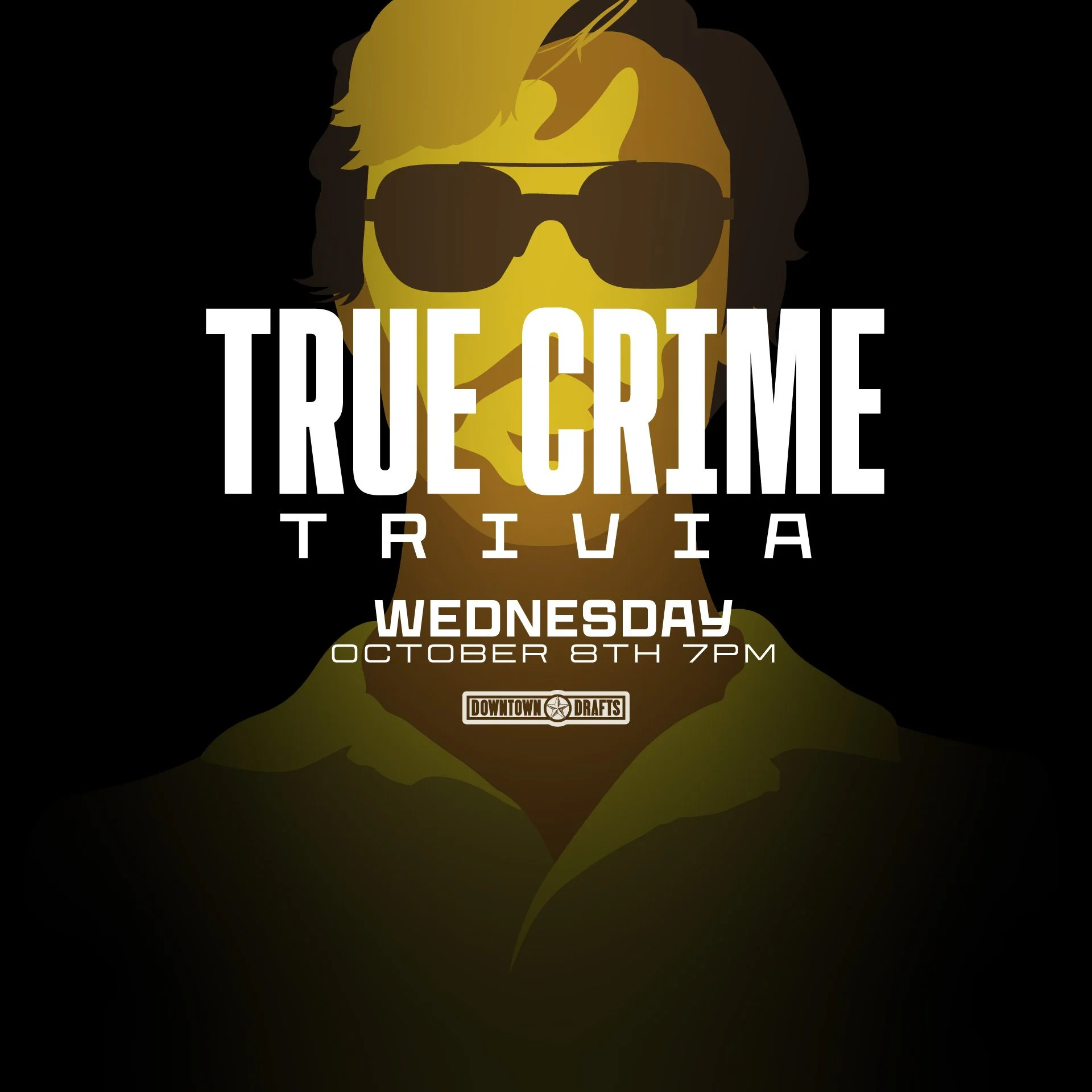 🔎🕵️&zwj;♀️ True Crime Trivia is happening Wednesday, October 8th at 7PM! From cold cases to courtroom drama, we&rsquo;re digging into the dark, twisted, and fascinating world of true crime. Bring your sharpest detective skills, grab a pint, and see