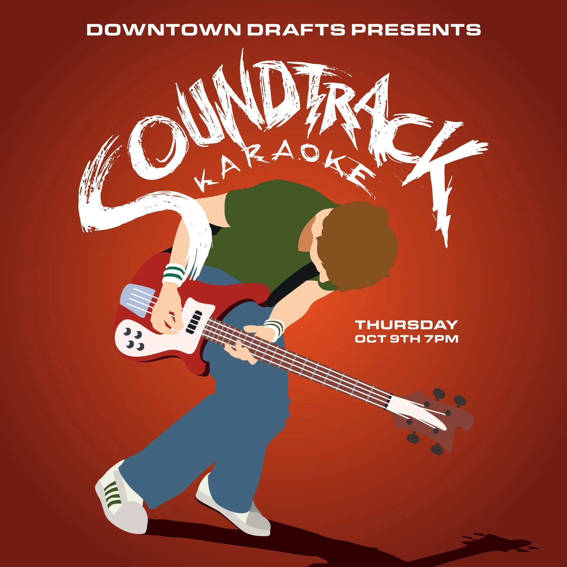🎶 SOUNDTRACK KARAOKE 🎶

Thursday, October 9th at 7pm we&rsquo;re bringing the movie magic to the mic. From Disney classics to 80&rsquo;s montages, cult hits to tearjerkers, if it&rsquo;s on a soundtrack it&rsquo;s fair game. 🎤🍿

Pick your favorit