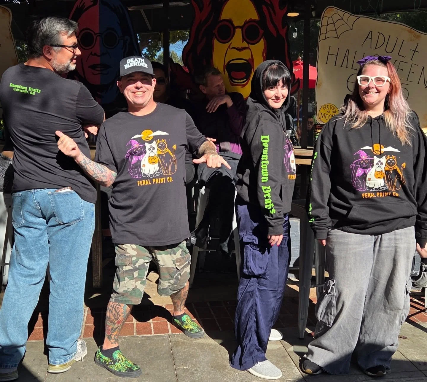 We just put out a limited stock of FeralxDrafts Halloween tees and hoodies and they're all $15 each while supplies last. Come grab one while you can! 🎃