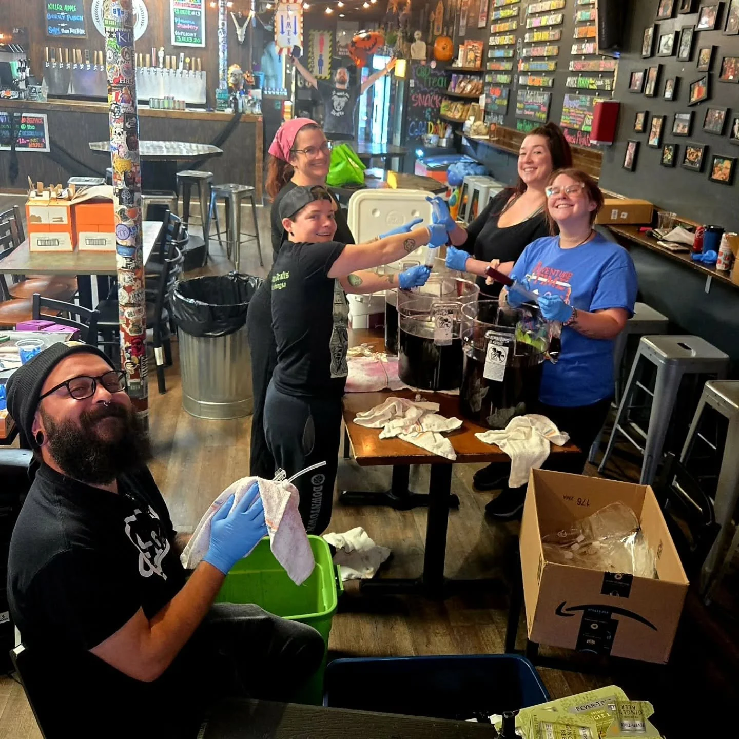 Oh yeah, it's 🩸BLOOD BAG DAY🩸 and you know what that means...Adult Halloween is right around the corner! We're filling hundreds of bags with our house-made sangria for this once-a-year treat. 🍷Hope you're ready for Gainesville's biggest party THIS