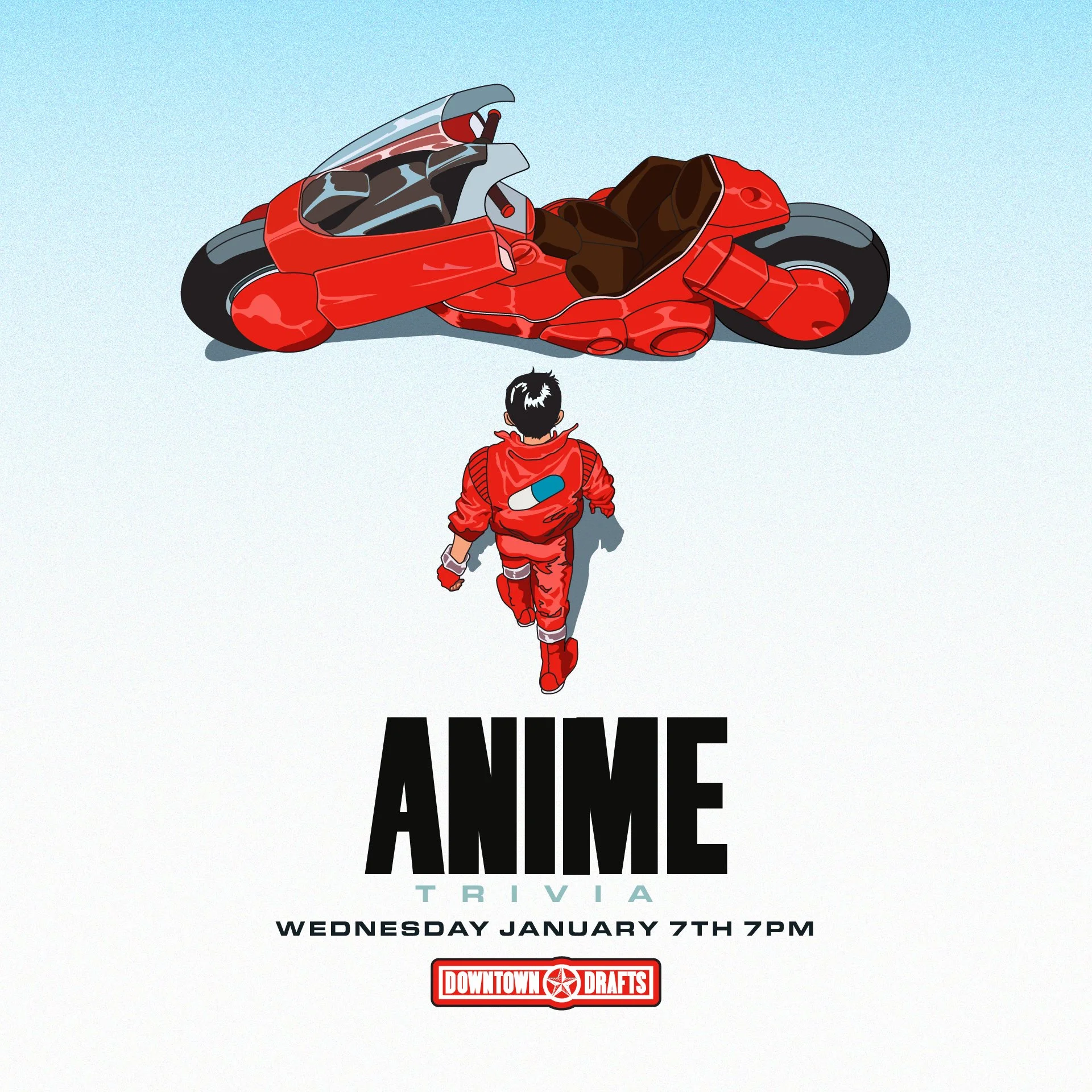 🌸 ANIME TRIVIA 🌸

Calling all weebs, casual fans, and people who &ldquo;just watched one episode and got hooked.&rdquo; Anime Trivia is happening Wednesday, January 7th at 7pm!

From classics to current hits, it&rsquo;s time to show off that deep l