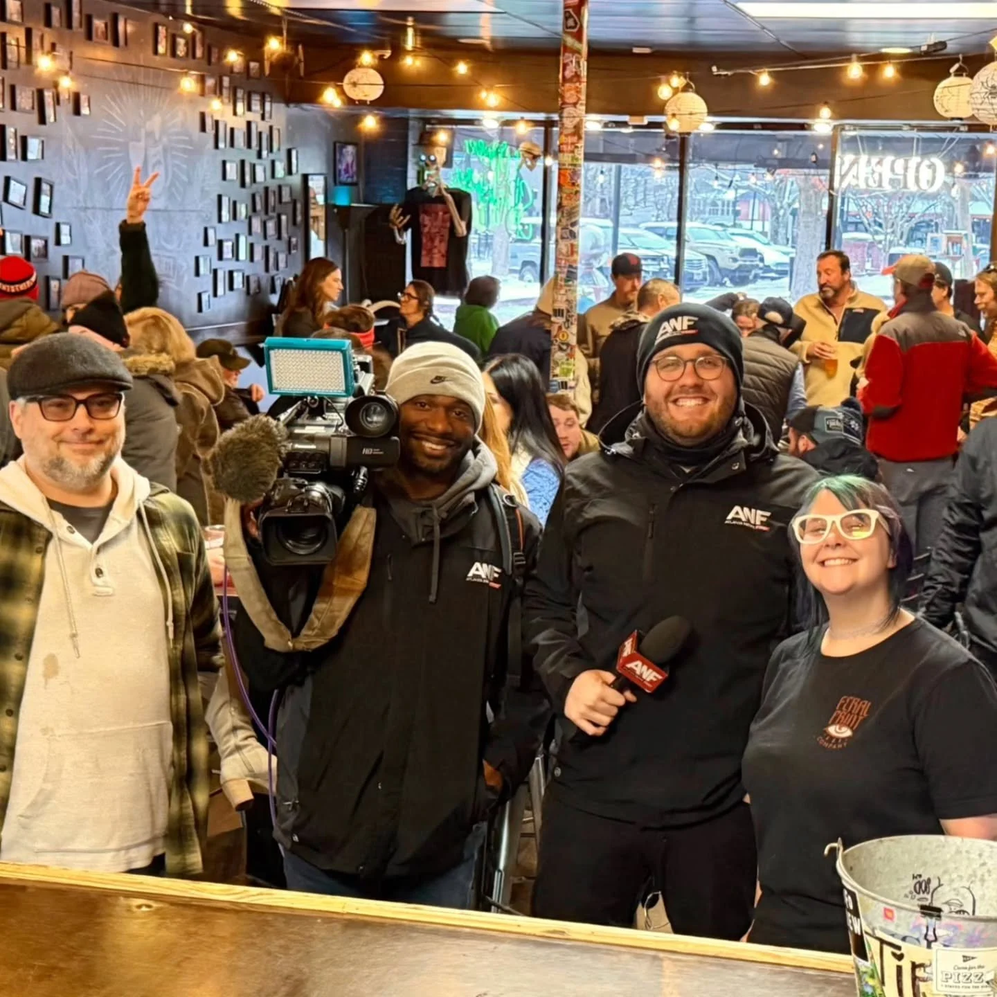We were so excited to get a visit from our VERY FAVORITE news station, Atlanta News First! Thanks for stopping by! ❄️