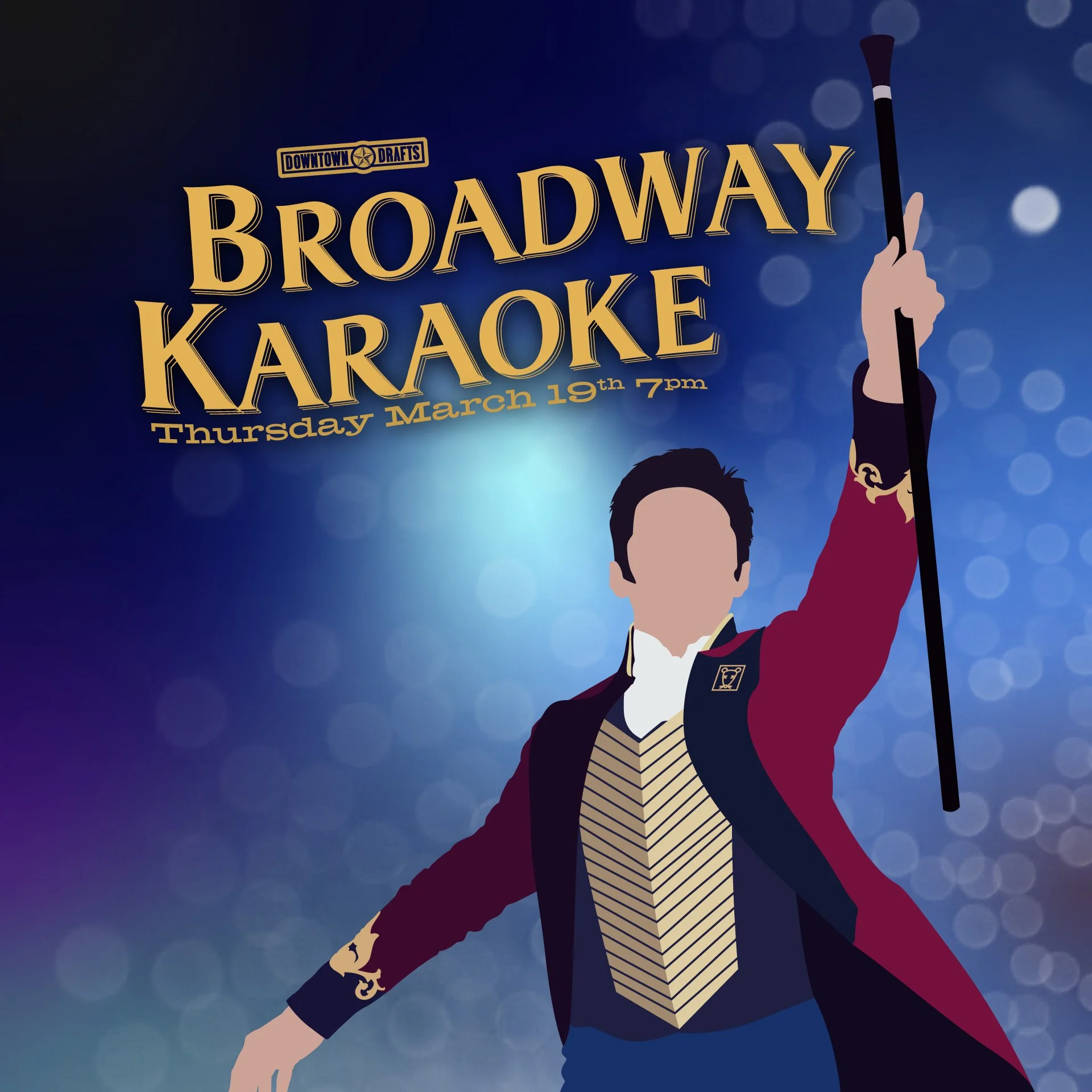 🎭🎤 BROADWAY KARAOKE 🎤🎭

Take the stage on Thursday, March 19th at 7pm. Belt out a power ballad. Go full theater kid. Dramatically commit to a song you only half remember. This is your moment to ✨ S H I N E ✨

From classics to modern hits, if it&r
