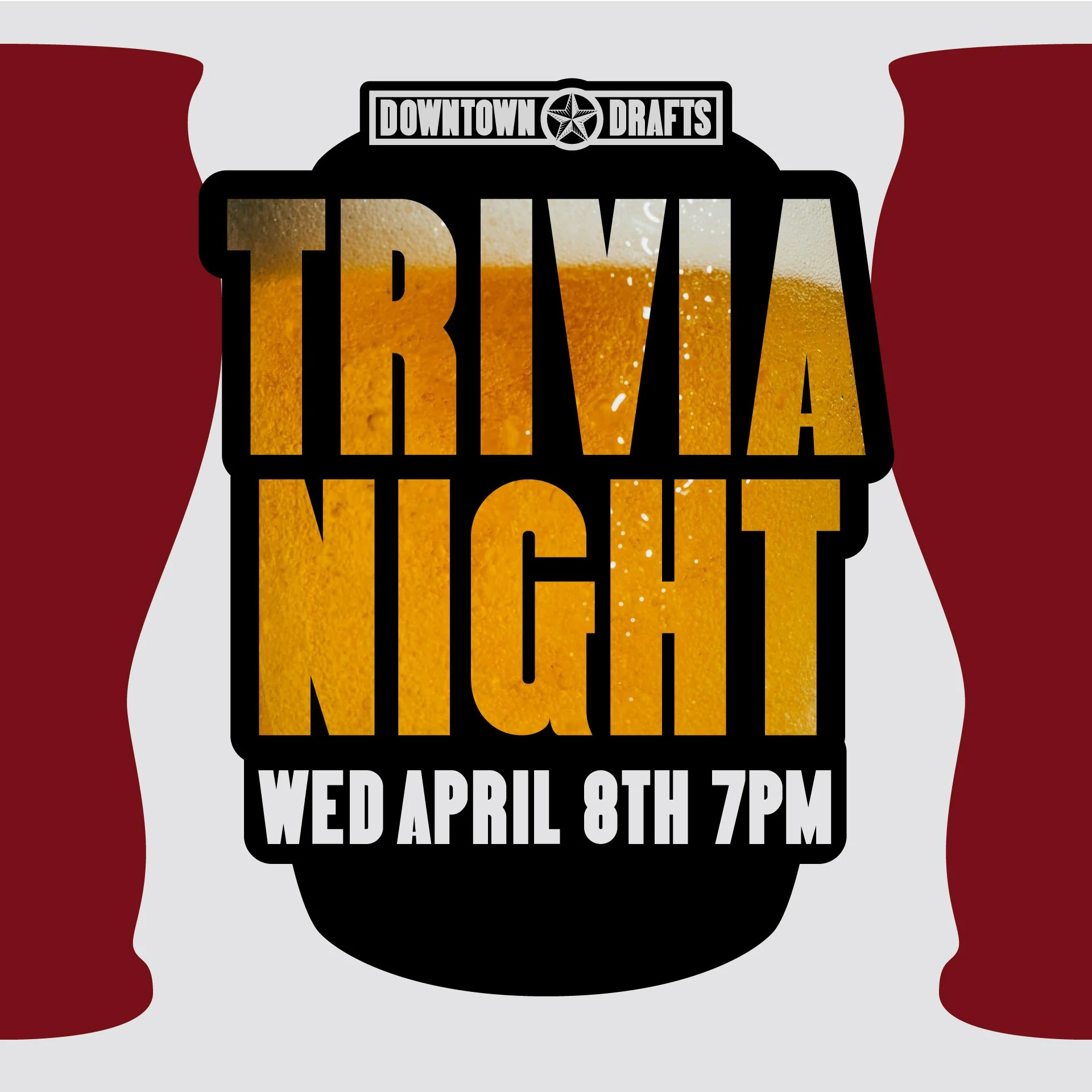 🚨🧠 GENERAL TRIVIA 4/8 7PM!!! 🧠🚨
We're back at it this Wednesday with a little bit of everything and a whole lot of &ldquo;wait I swear I know this.&rdquo;

Round up your smartest friends, take your best guesses, and see who walks away with the wi