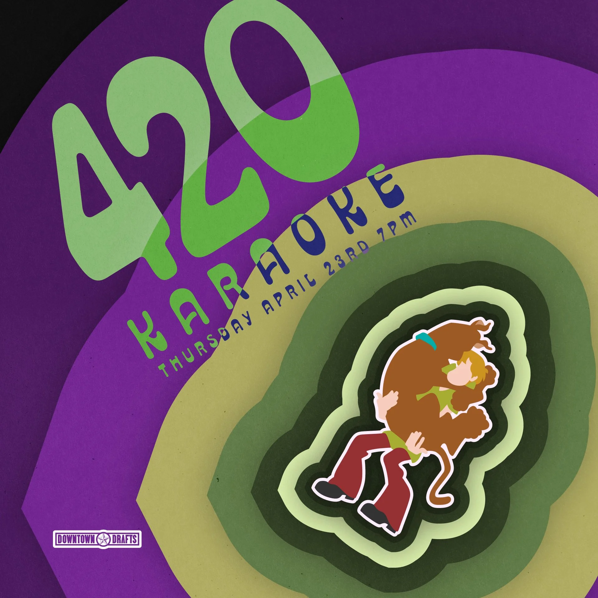 🌿🎤 HAPPY 4/20 FROM DRAFTS 🎤🌿

However you&rsquo;re celebrating today, we&rsquo;ve got the perfect follow-up plan&hellip;

420 KARAOKE is going down Thursday, April 23rd at 7pm and the vibes are gonna be immaculate. Think chill jams, chaotic sing-