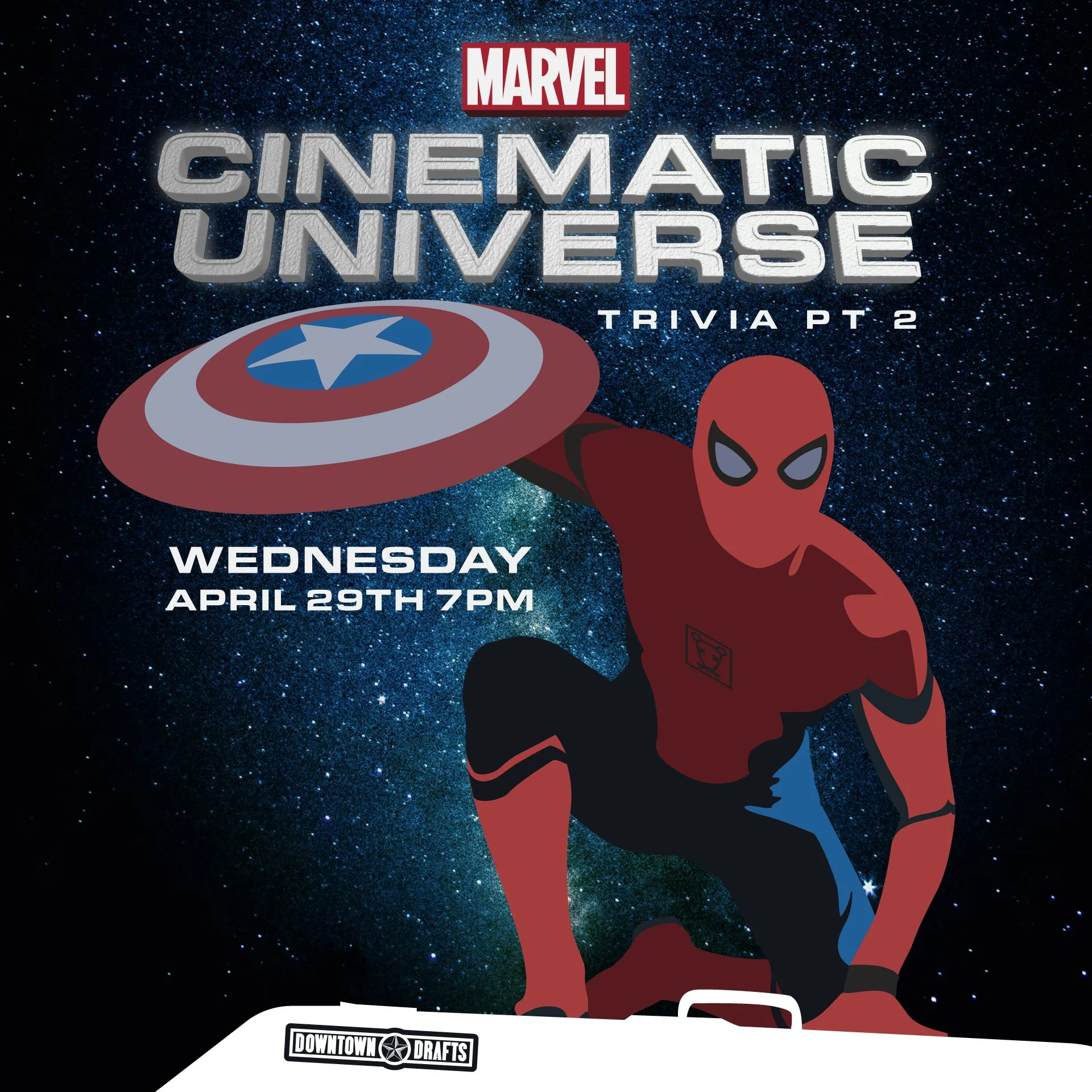 🚨MCU TRIVIA PT 2🚨
It is time to prove that you are burdened with glorious purpose!!! MCU Trivia is BACK baby! And you know that Evan isn't gonna make it easy on you. If you were here for our last MCU Trivia, this is your chance for retribution!!! J