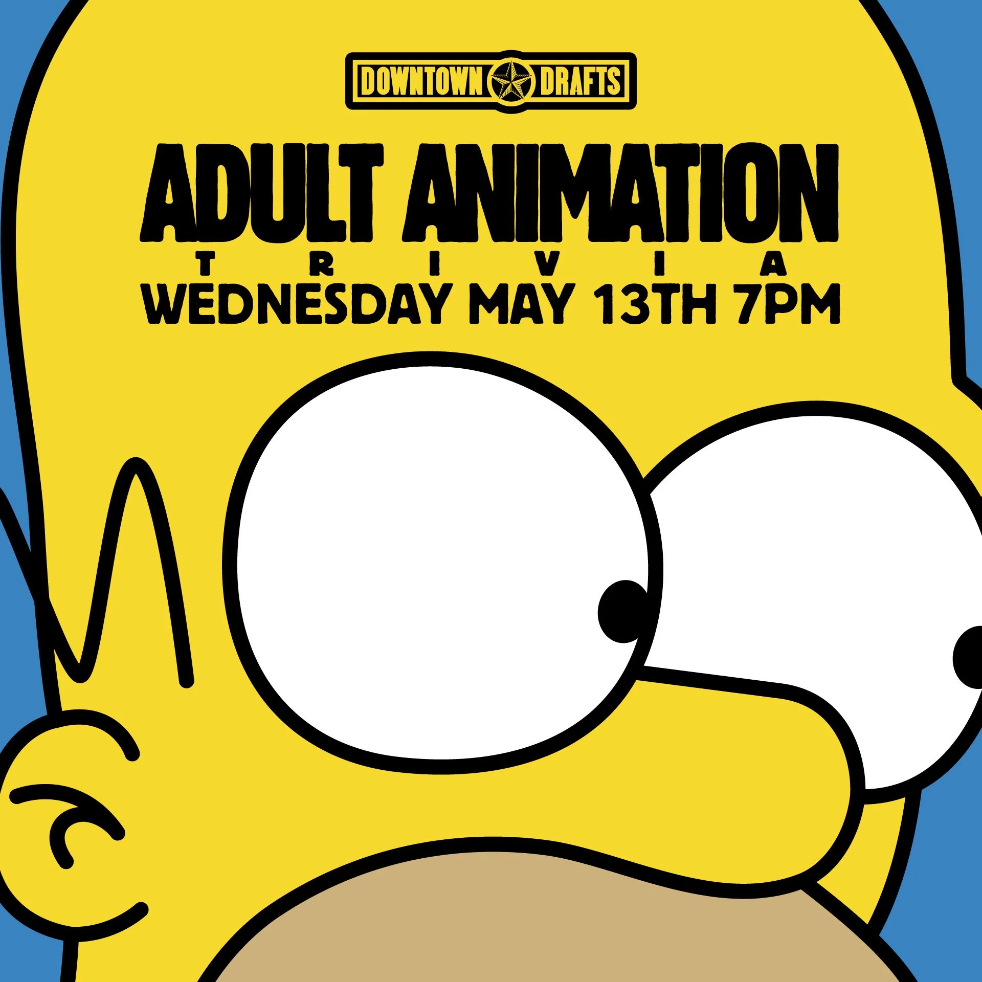 📺🍻 ADULT ANIMATION TRIVIA 🍻📺
Wednesday, May 13th at 7PM we&rsquo;re diving into the chaotic world of animated shows that are definitely not for kids.

From The Simpsons to Rick and Morty, South Park to Bob&rsquo;s Burgers, if it&rsquo;s animated 