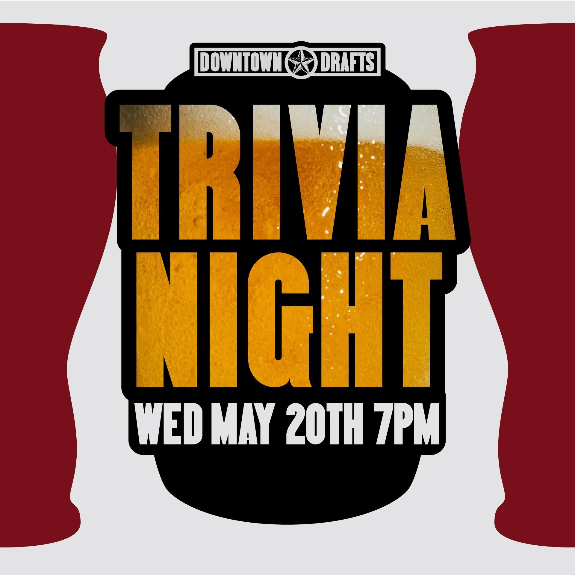 🧠🍻 GENERAL TRIVIA 🍻🧠

Join us Wednesday, May 20th at 7pm for another night of random facts, questionable confidence, and someone saying &ldquo;WAIT I KNEW THAT&rdquo; way too late.

No theme, no gimmicks, just classic trivia and a good excuse to 