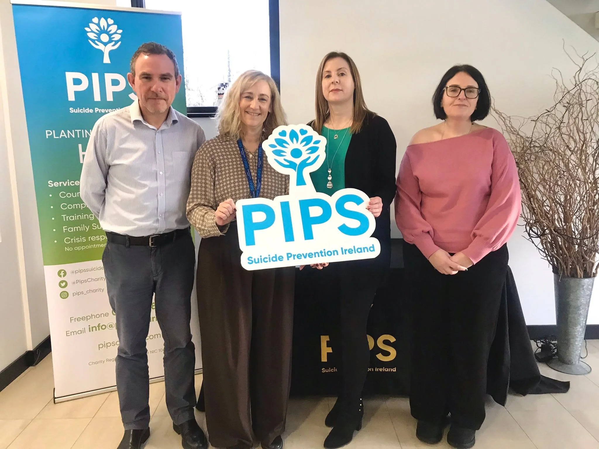 We are thrilled to announce PIPS Suicide Prevention Ireland Charity as our charity partner for 2026.

At McCue, wellbeing is the focus of everything we do. By partnering with PIPS, we are committing to a year of raising vital funds and awareness for 