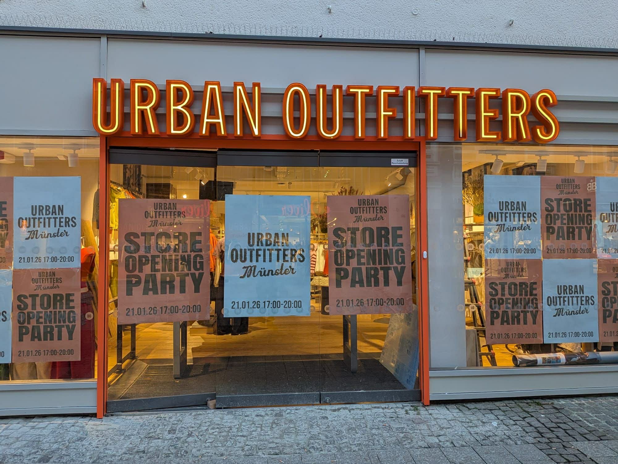 McCue Delivers Full Retail Fit-Out for Urban Outfitters Münster