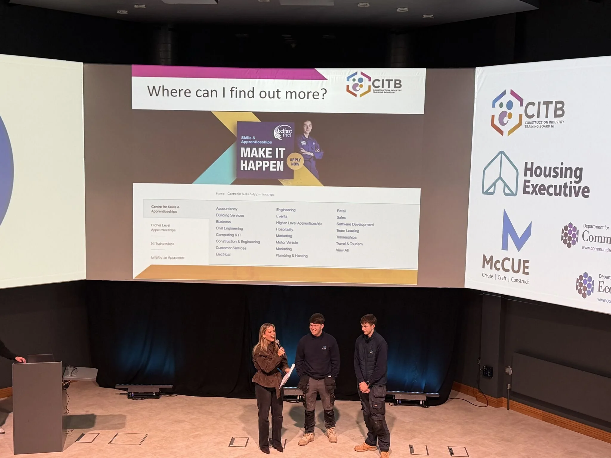 McCue Apprentices Take Centre Stage at #NIAW2026