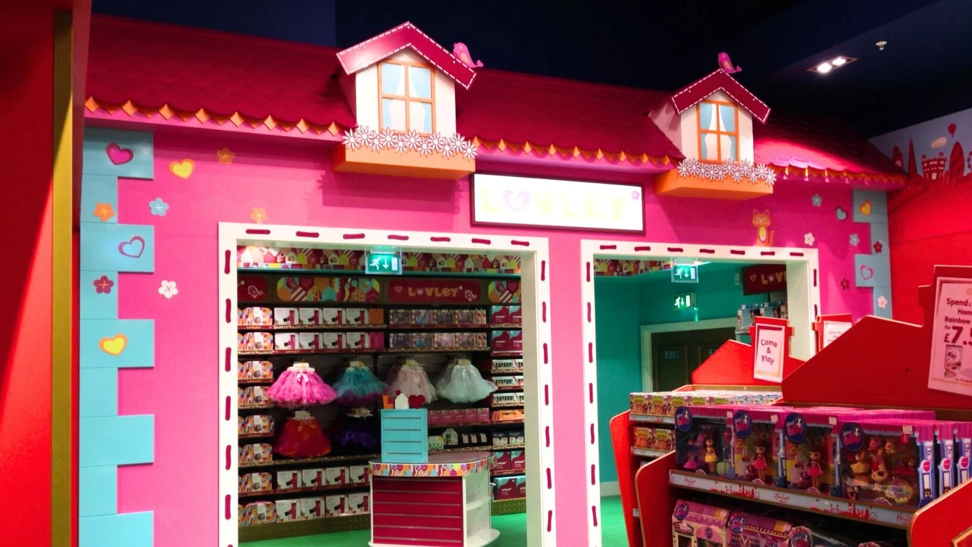 hamleys toy store fit out