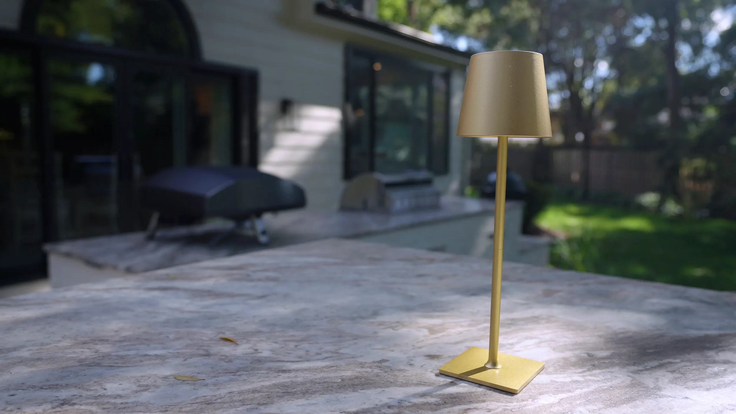 Refined backyard retreat completed by a landscaping company in Alexandria, VA