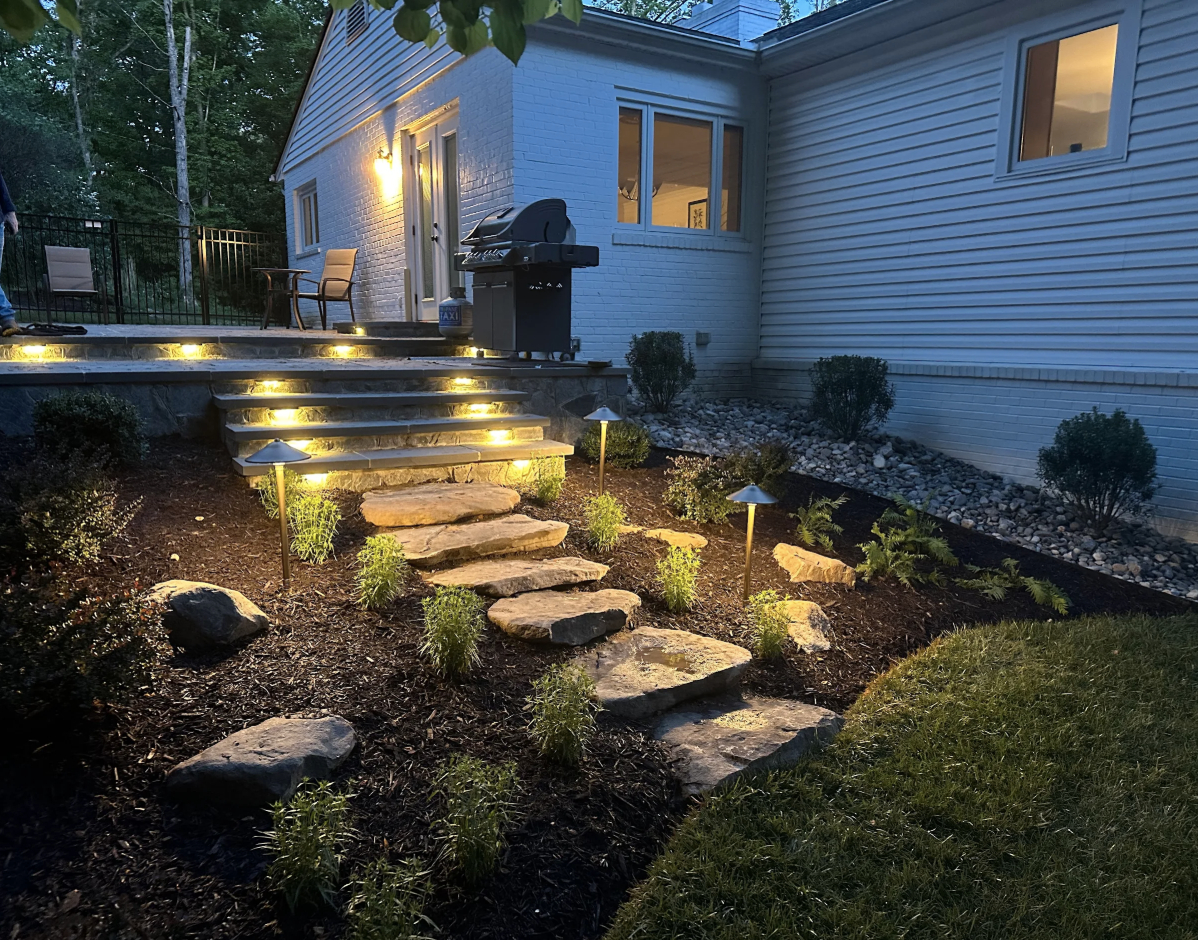 Beautiful Backyard Landscape Lighting in Lorton, VA