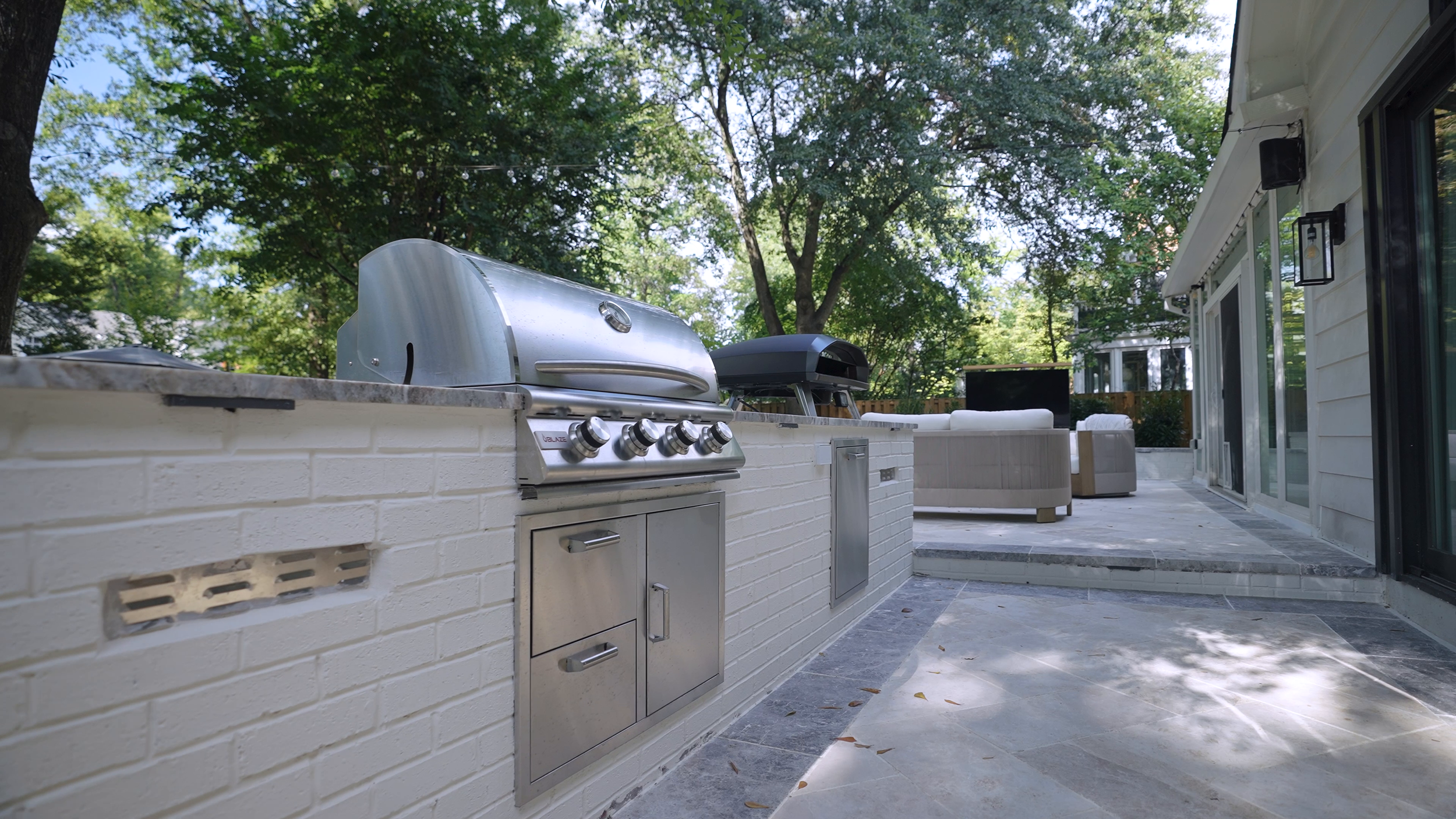 Beautiful Backyard Outdoor Kitchen in Lorton, VA