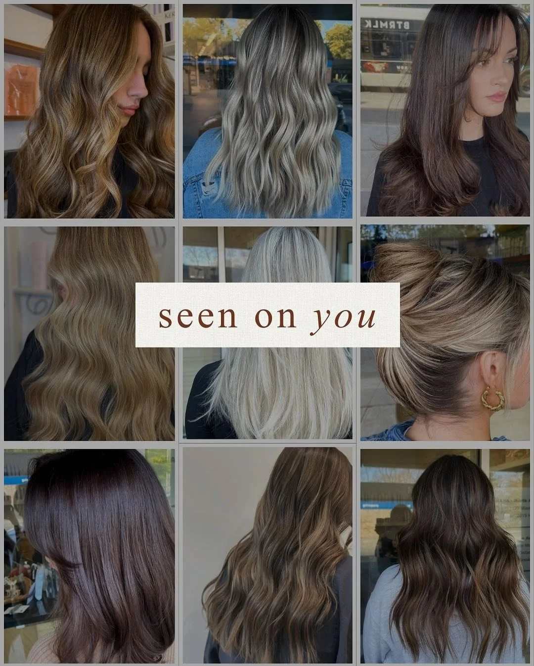 As Seen on YOU ✨
 We asked our stylists which products gave these looks the perfect finishing touch in salon. From shine to hold to smoothness, these are the final details that make all the difference.
Swipe to find out what they used and how to recr